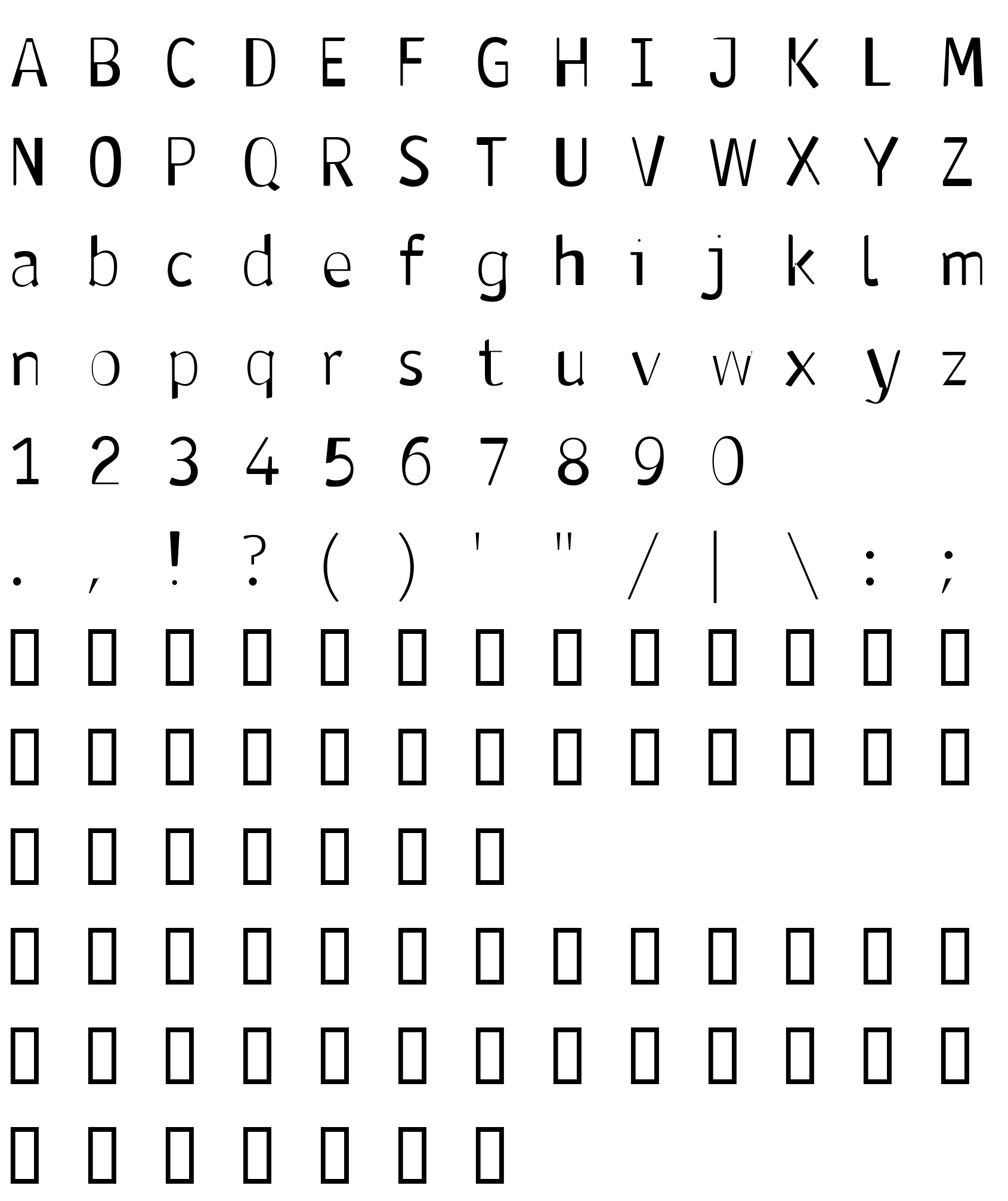 Шрифт Antaviana Normal