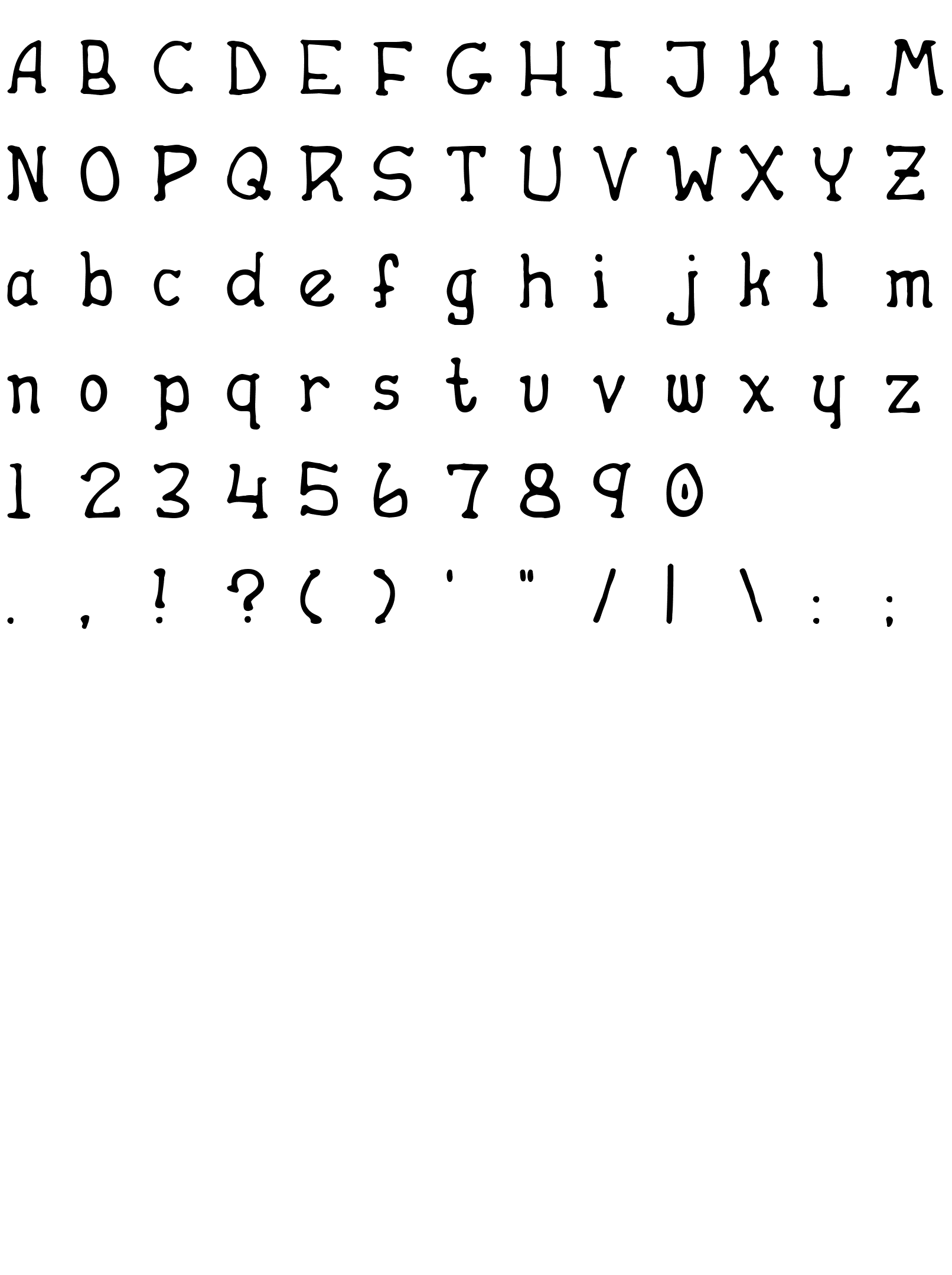 Шрифт Apple Butter