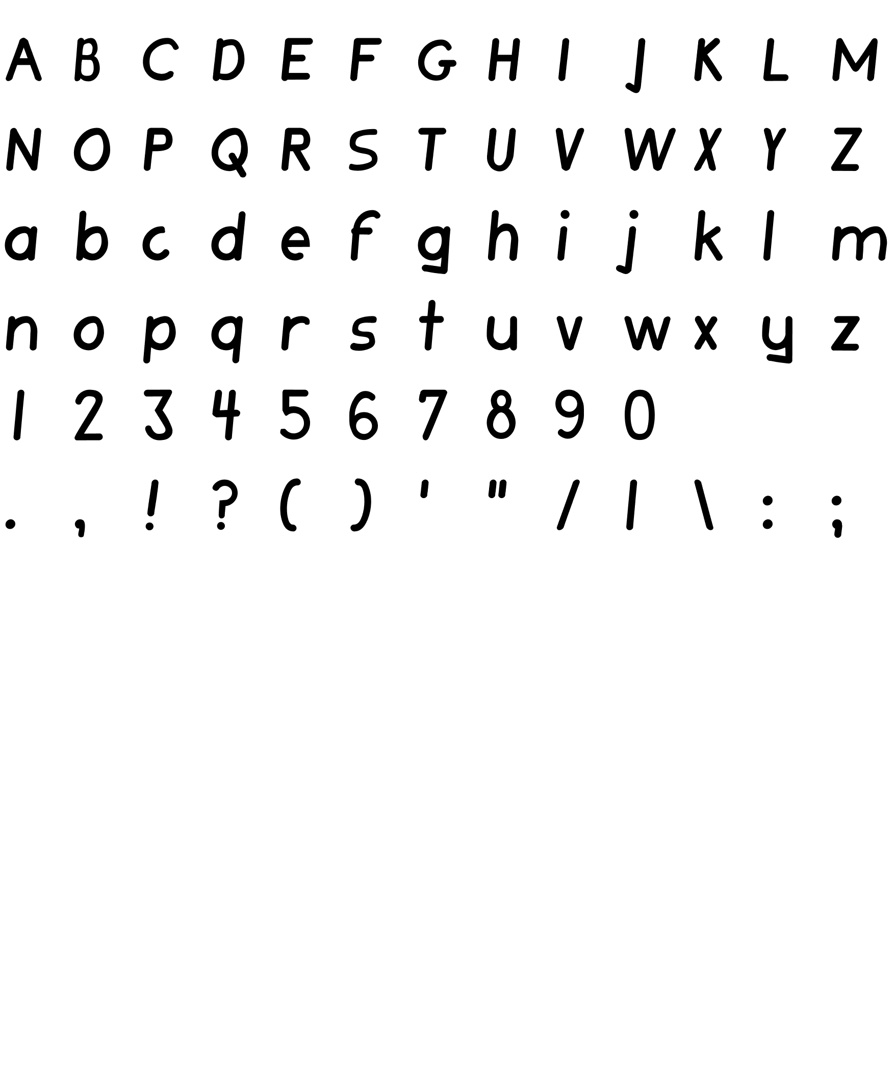 Шрифт AquilliaComicHa