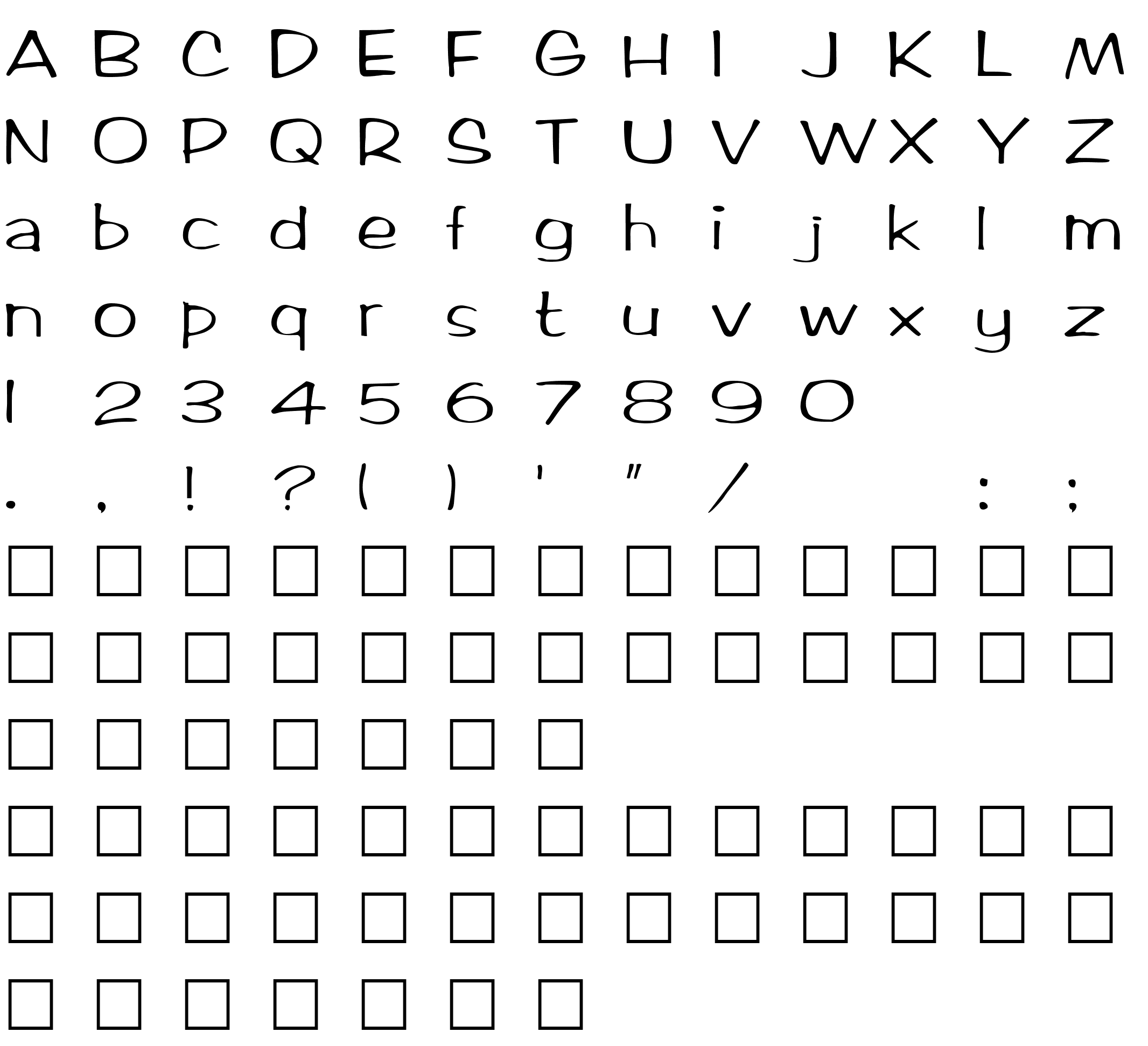 Шрифт Arctic Regular