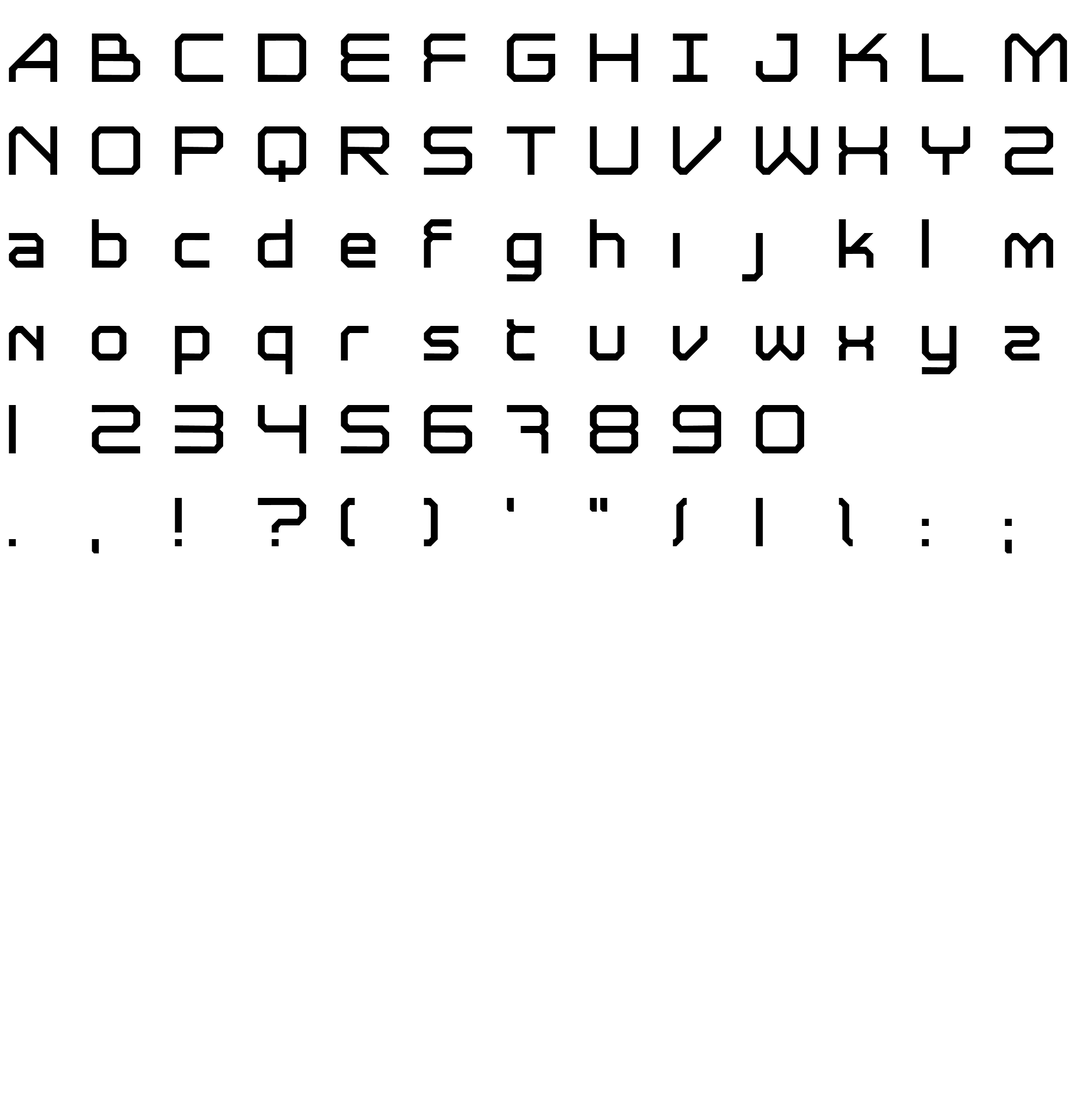 Шрифт Astrolyte