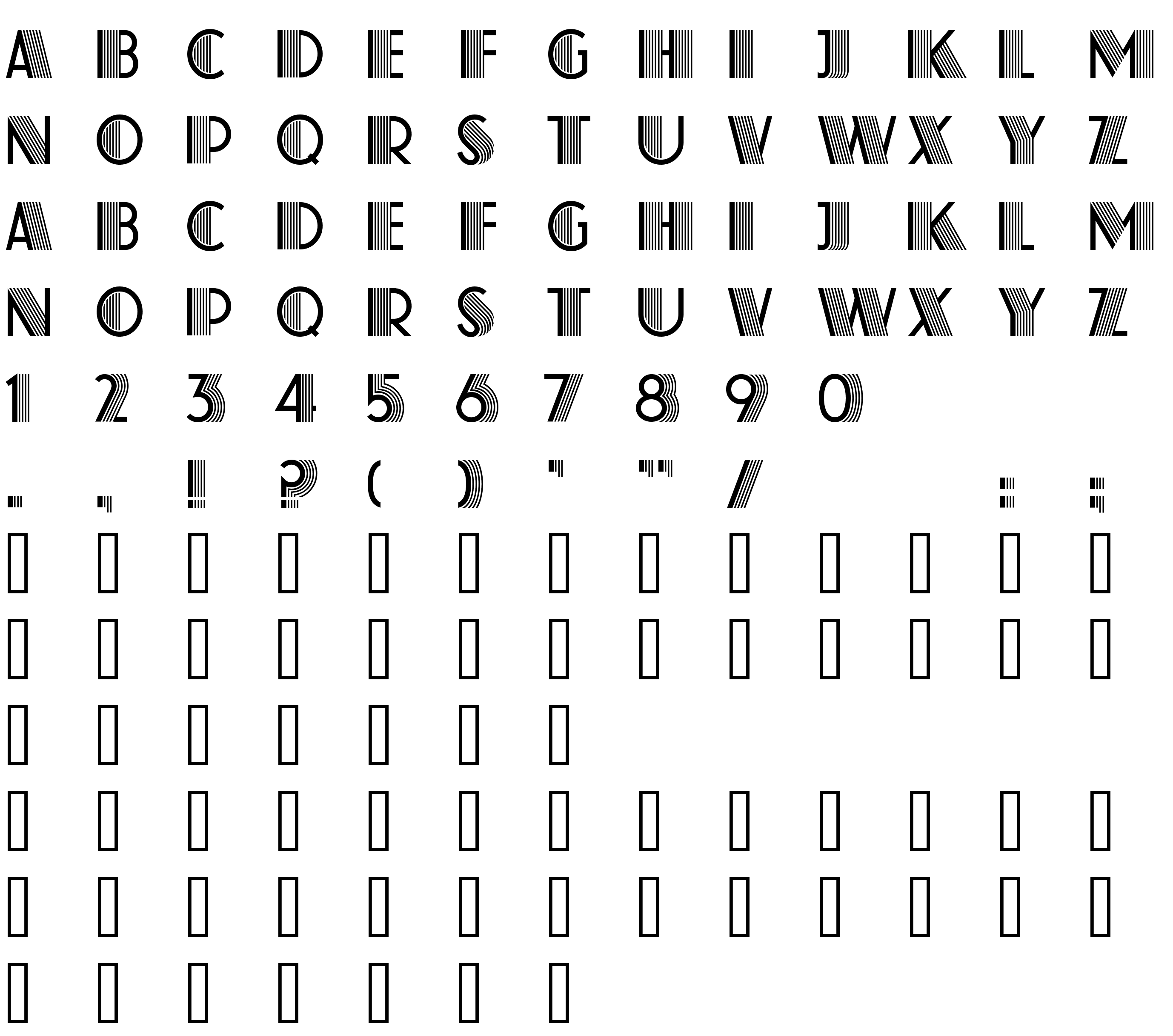 Шрифт Atlas Regular