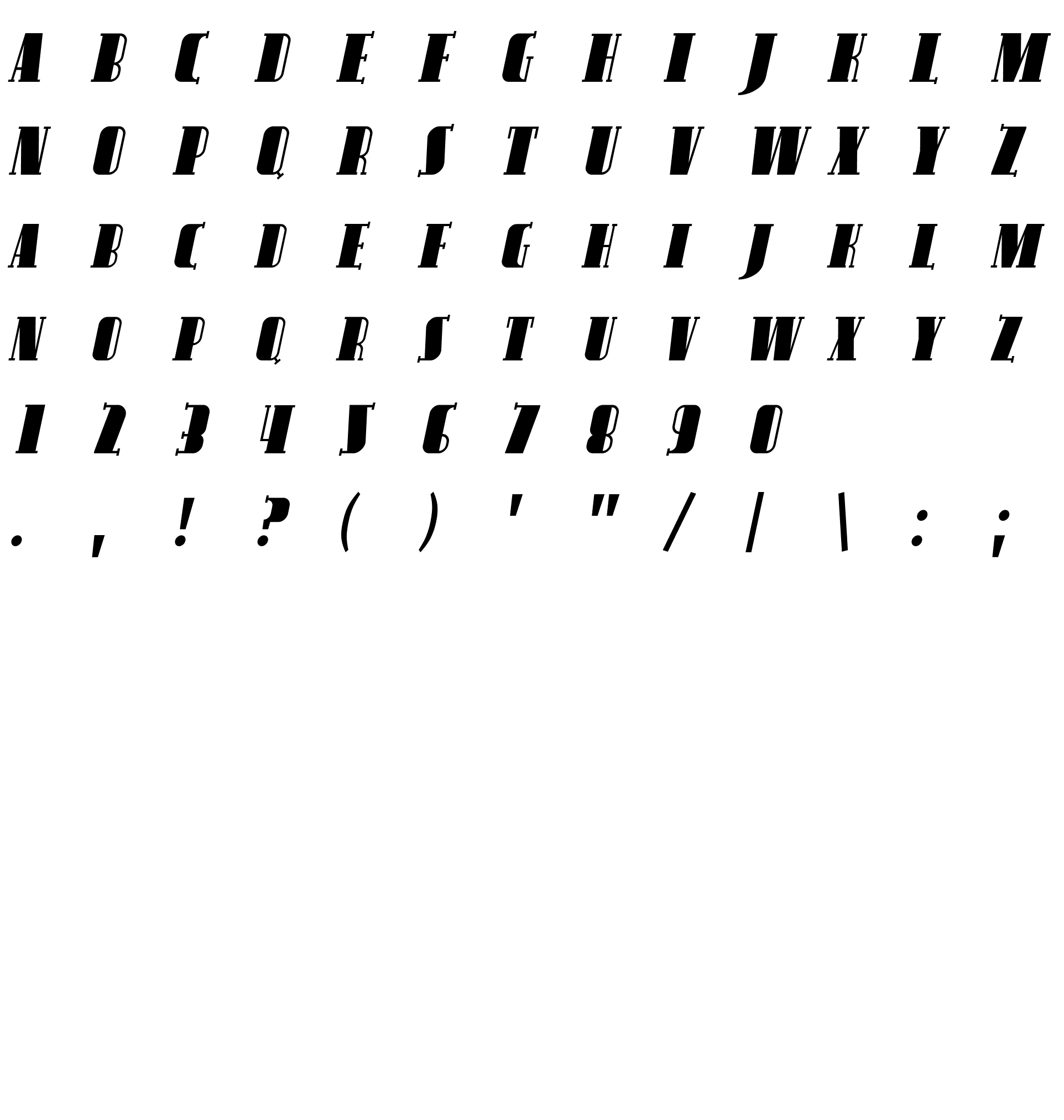 Шрифт Avondale SC Italic