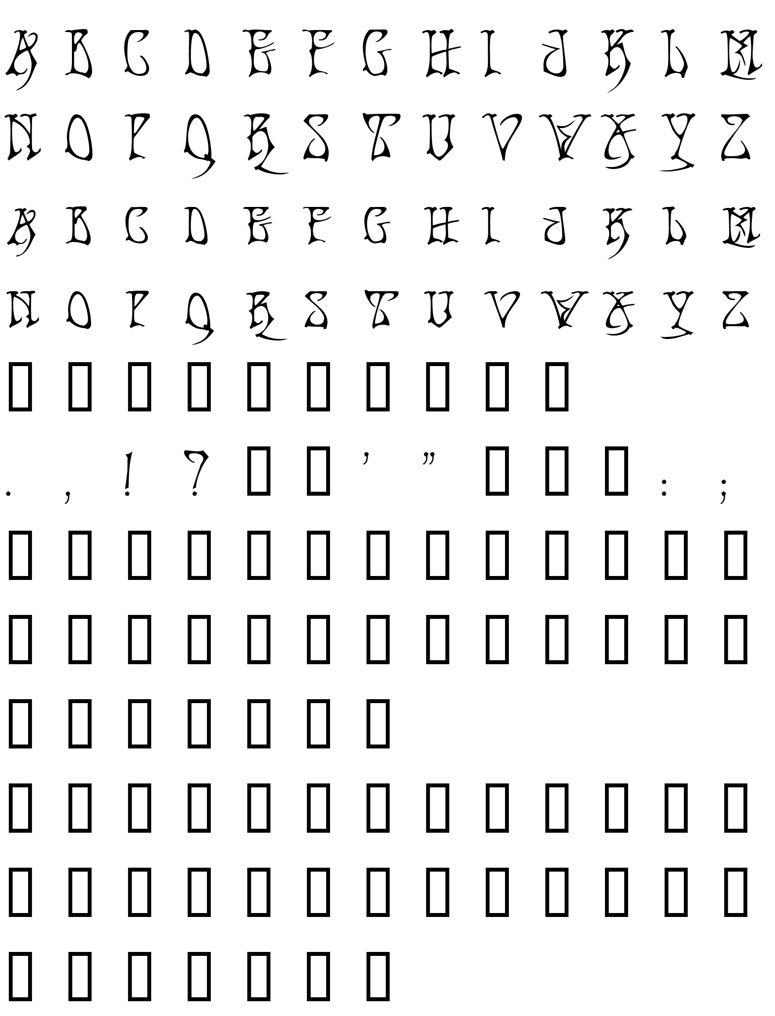 Шрифт BadAcid!"