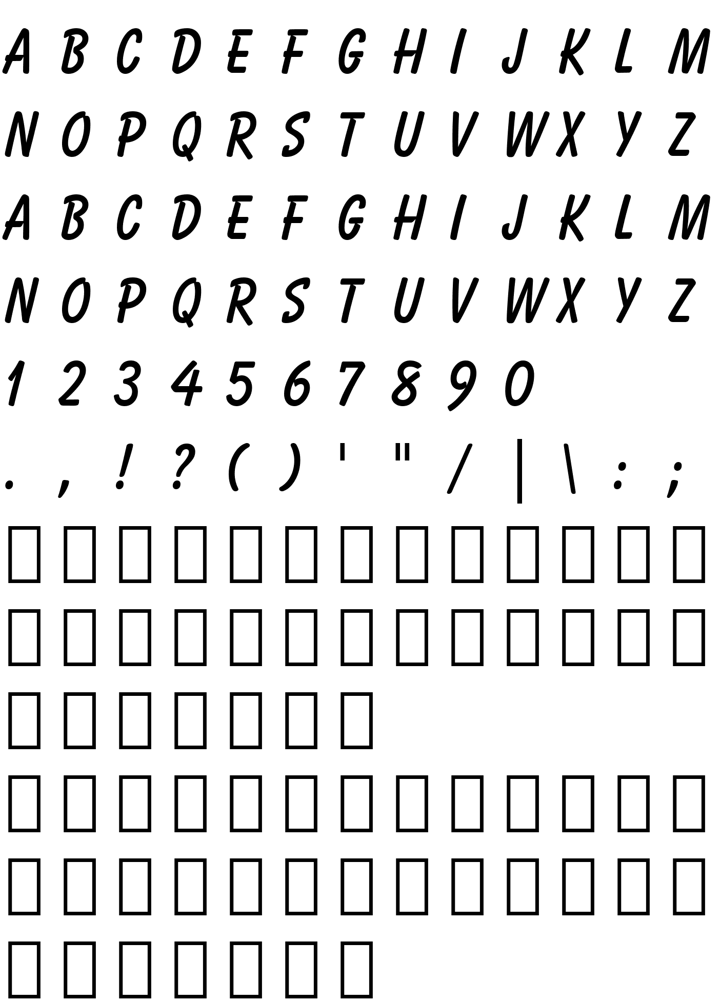 Шрифт Balloon Bold BT