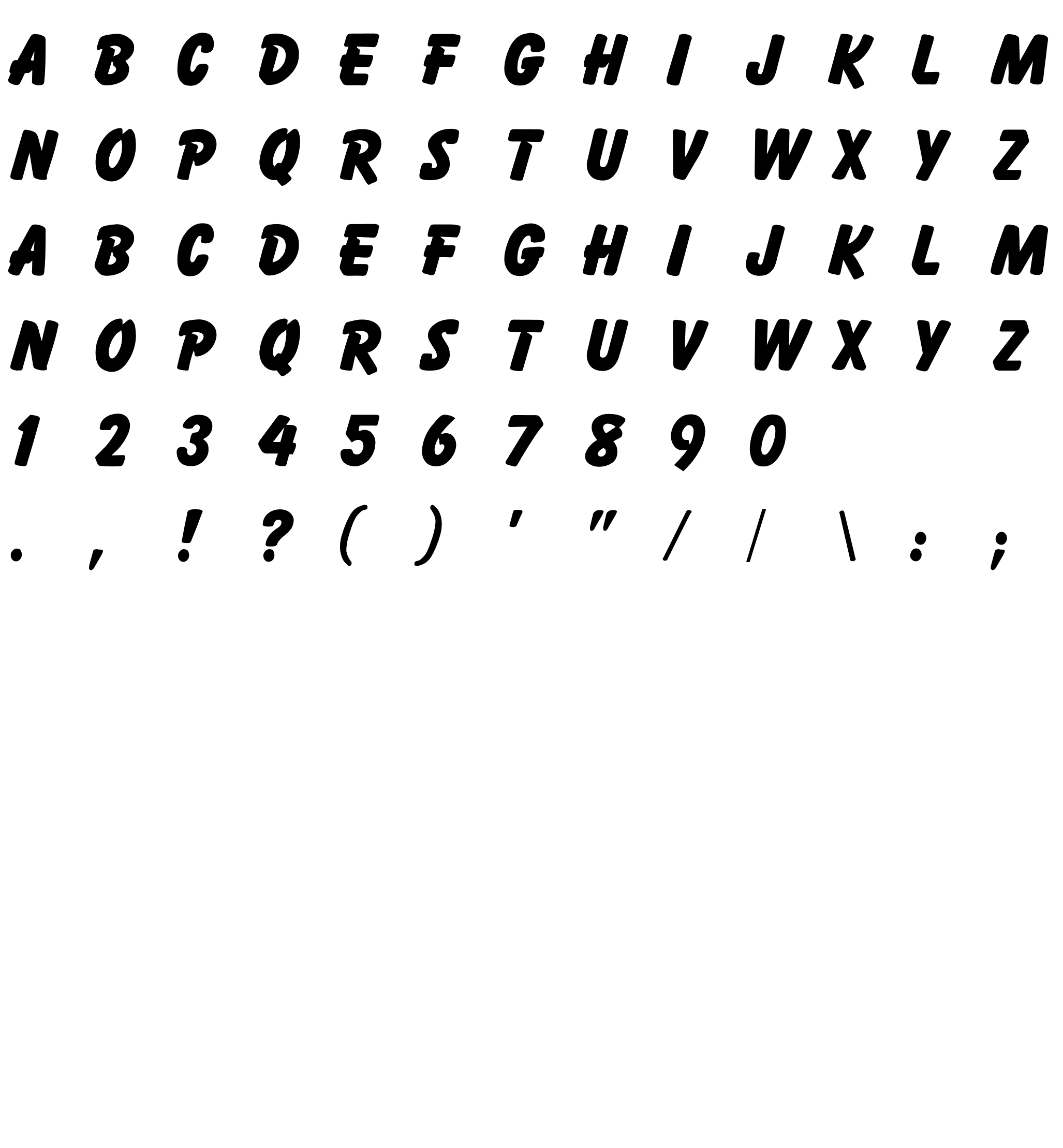 Шрифт Balloon Extra Bold