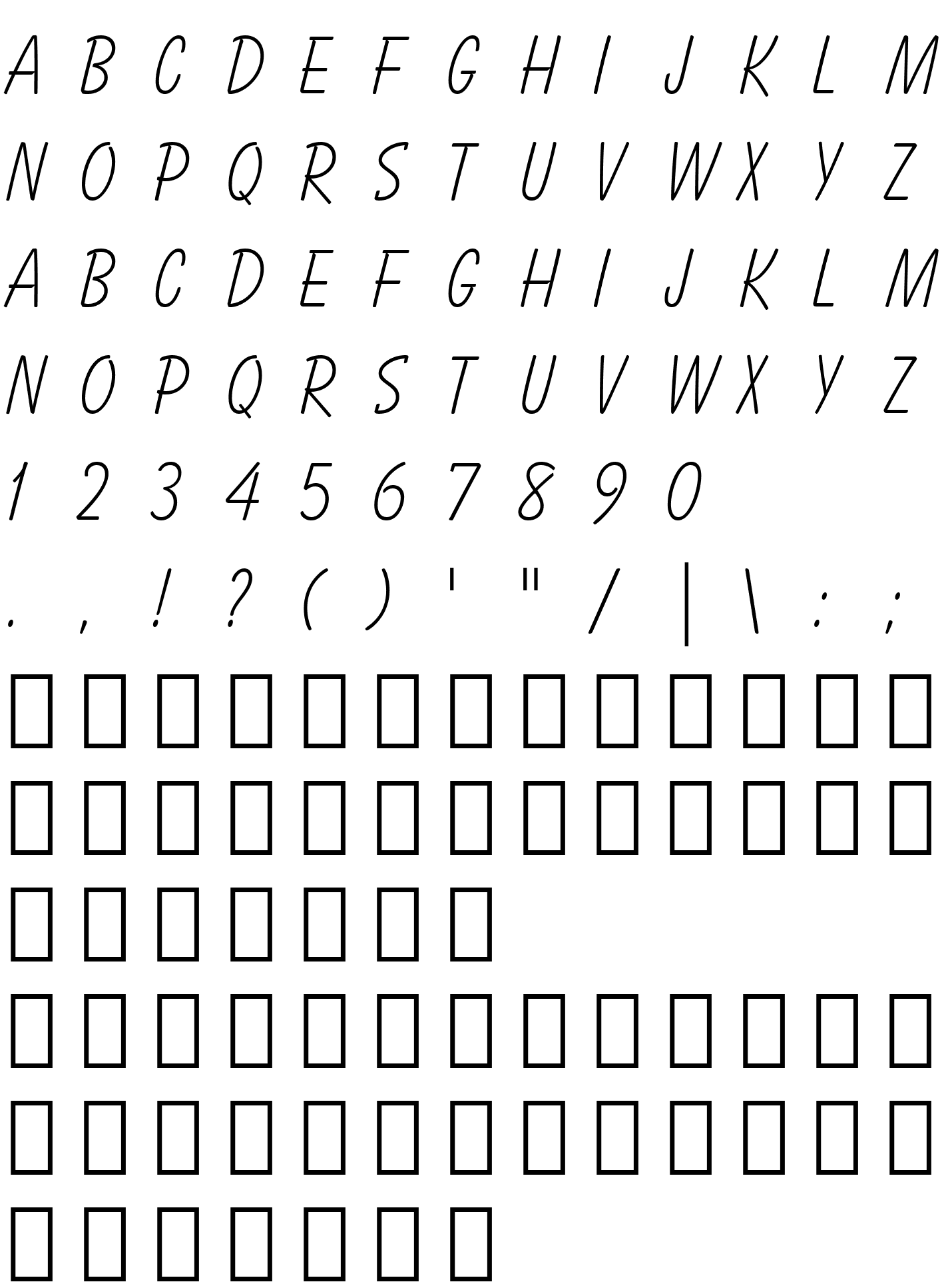 Шрифт Balloon Light BT