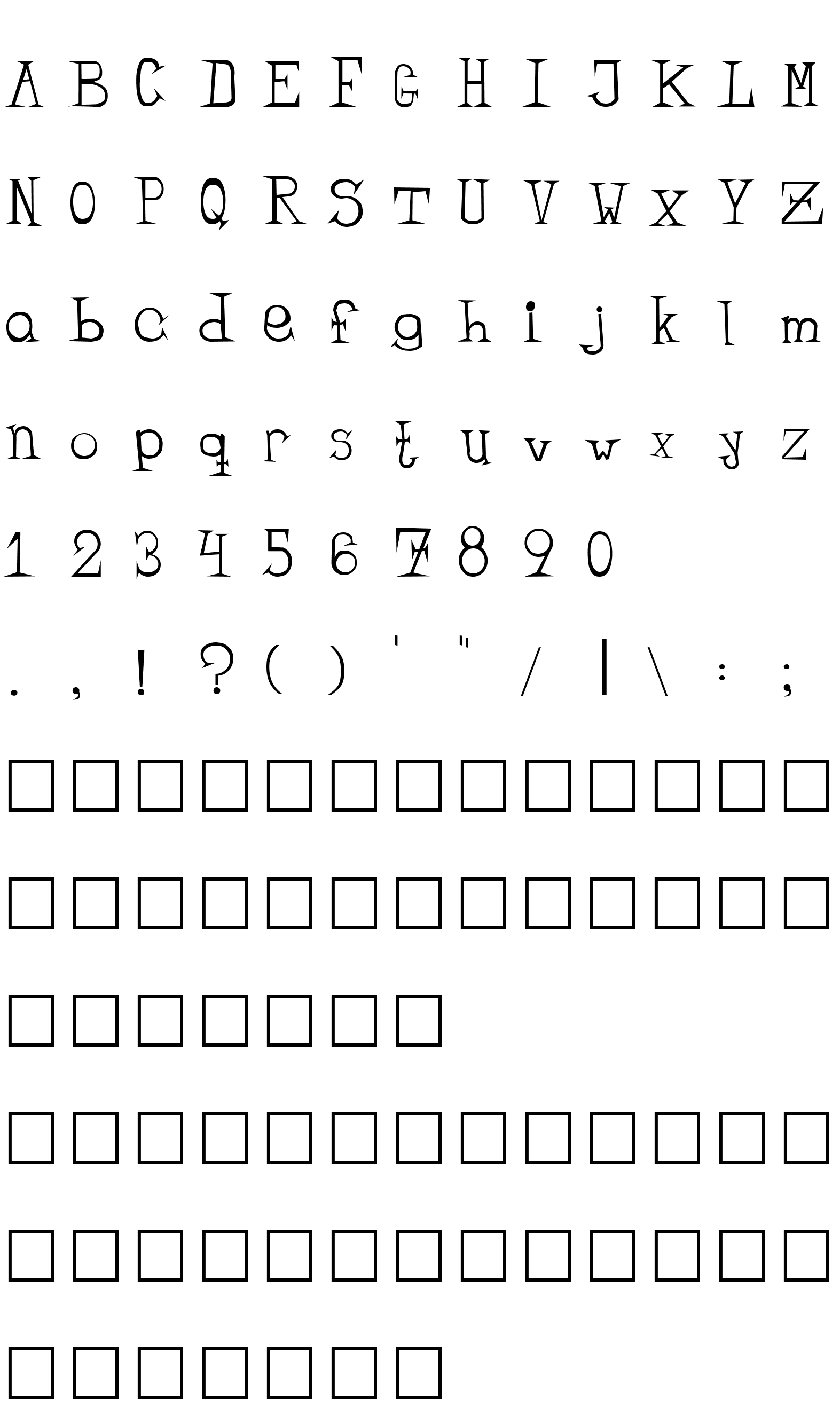 Шрифт Bandit Regular