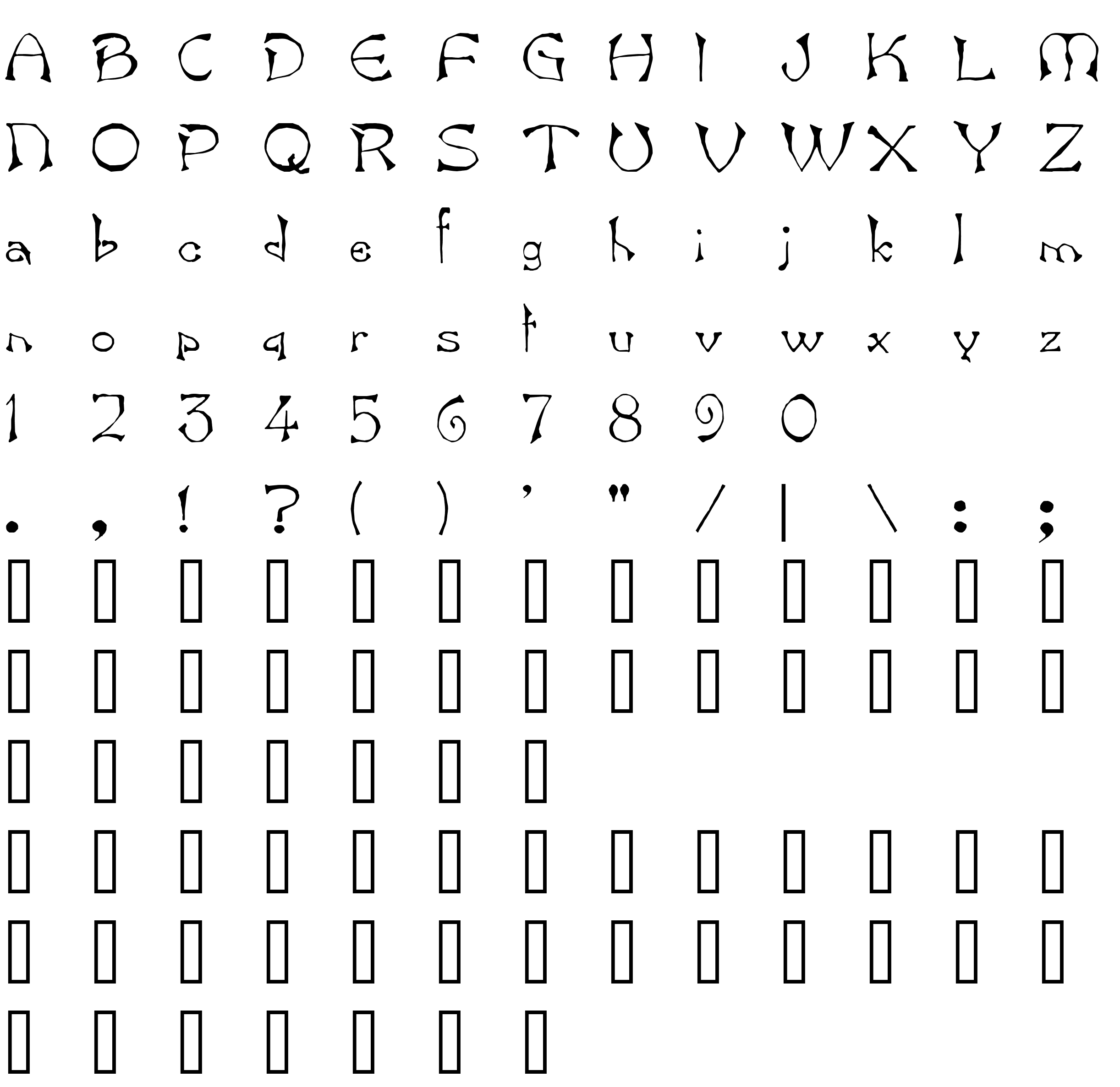 Шрифт Bart Normal