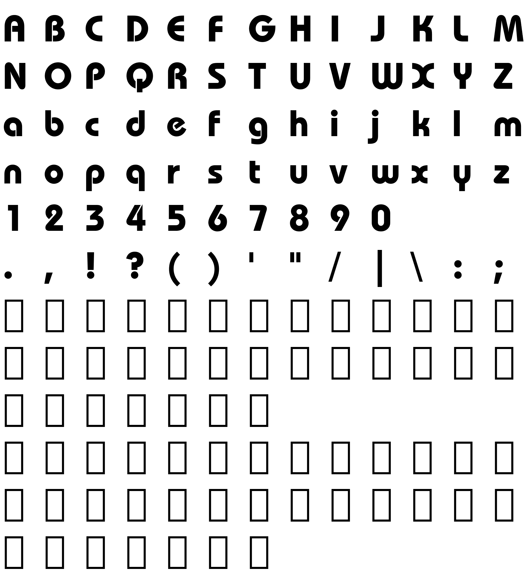 Шрифт Bauhaus Bold BT