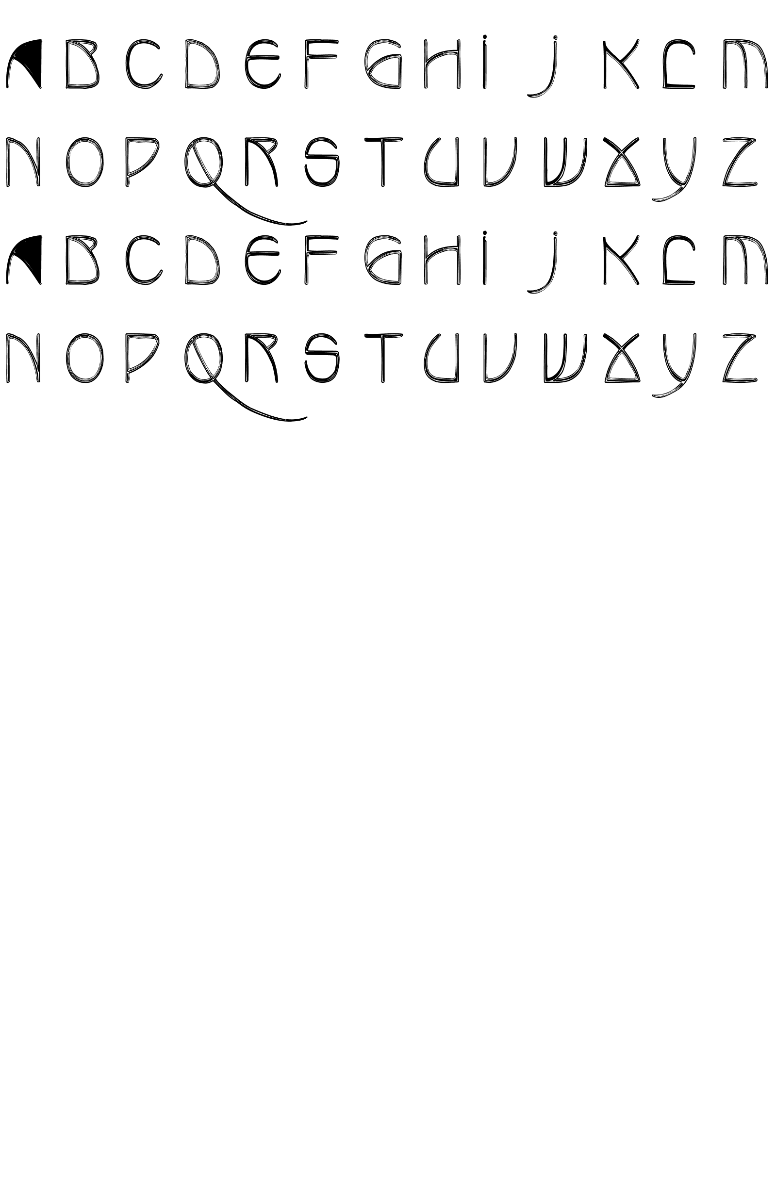 Шрифт BenjaminCapsHC