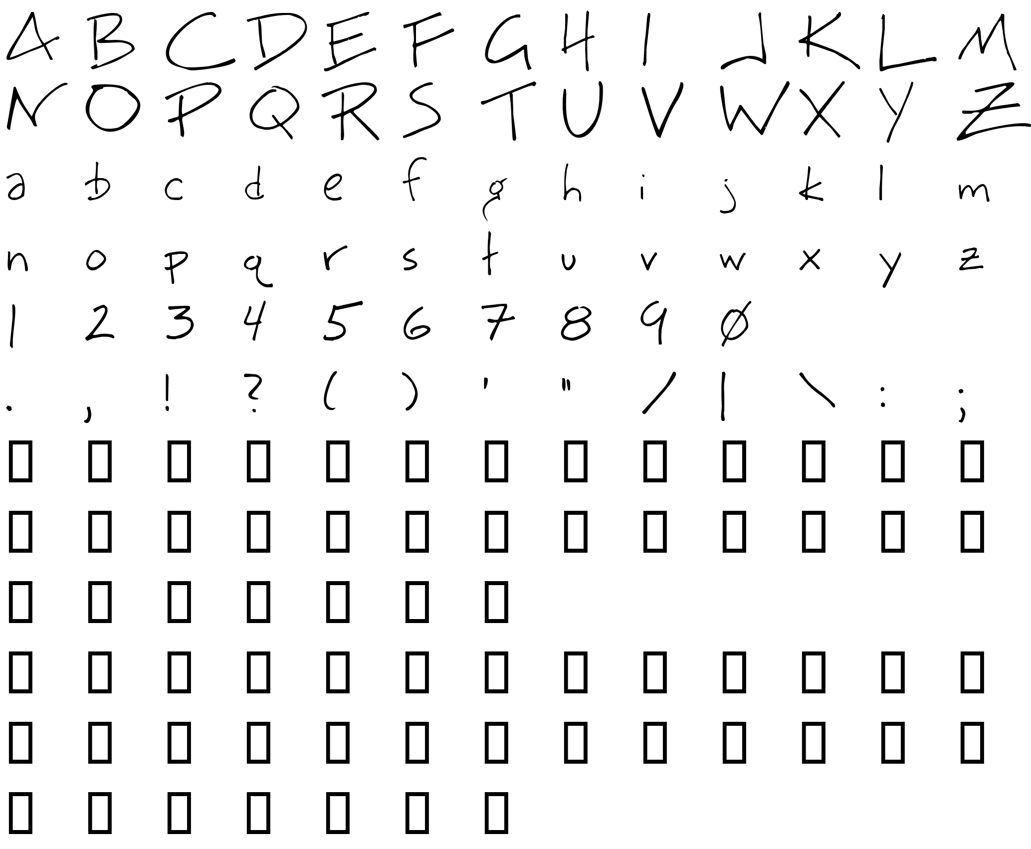 Шрифт BigMisterC