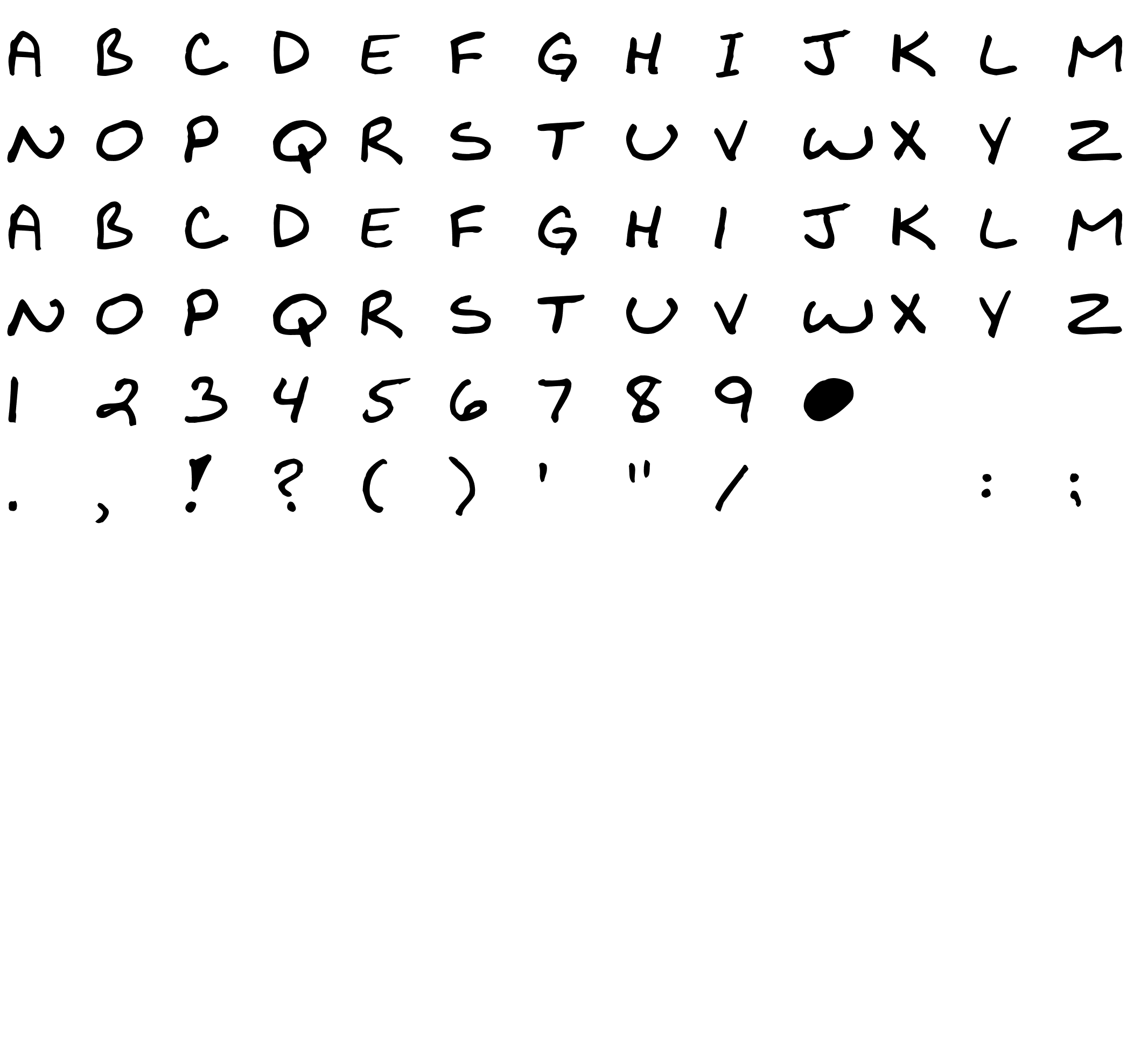 Шрифт BiklyBoldFont