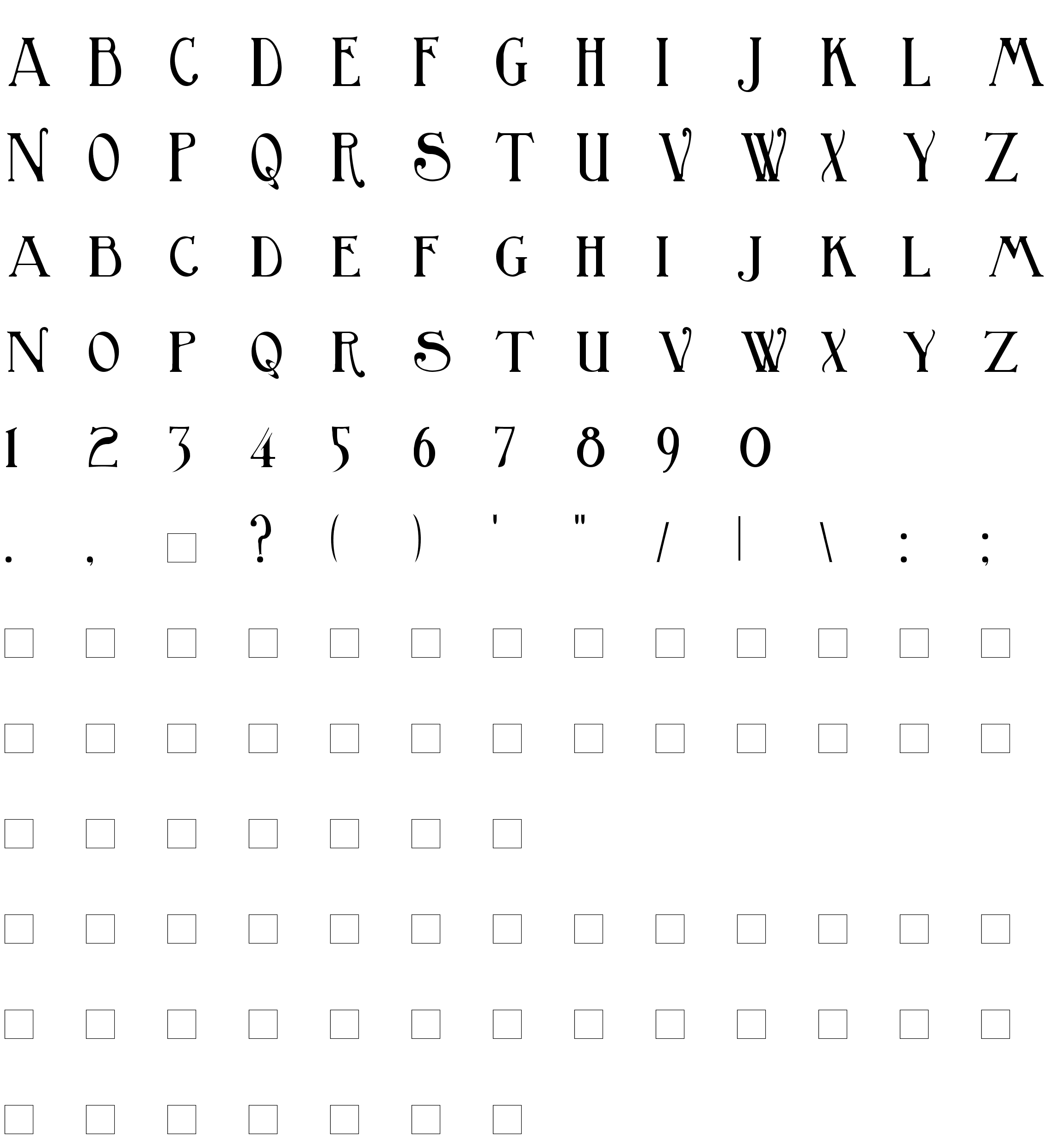 Шрифт Birmingham