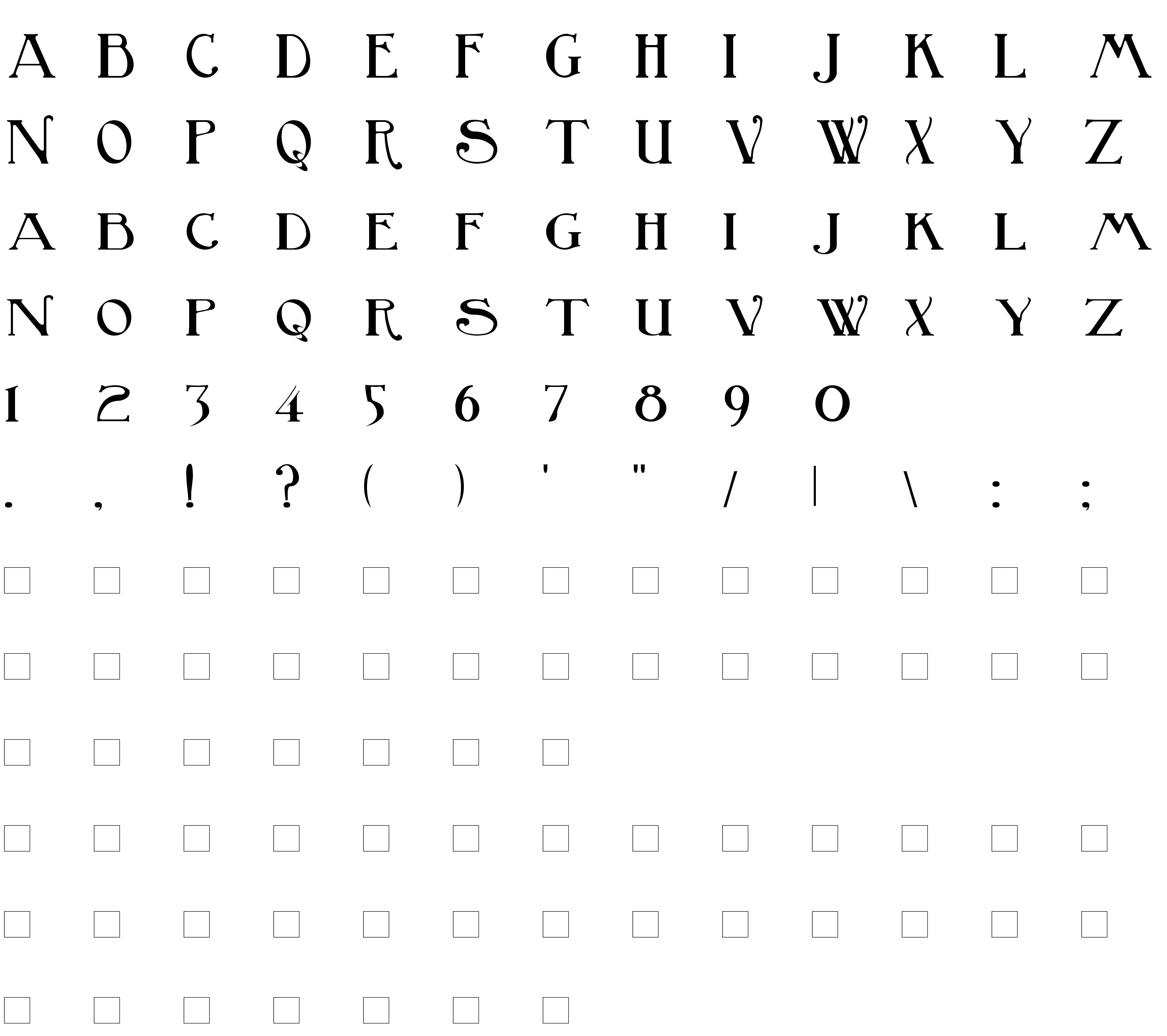 Шрифт BirminghamBold