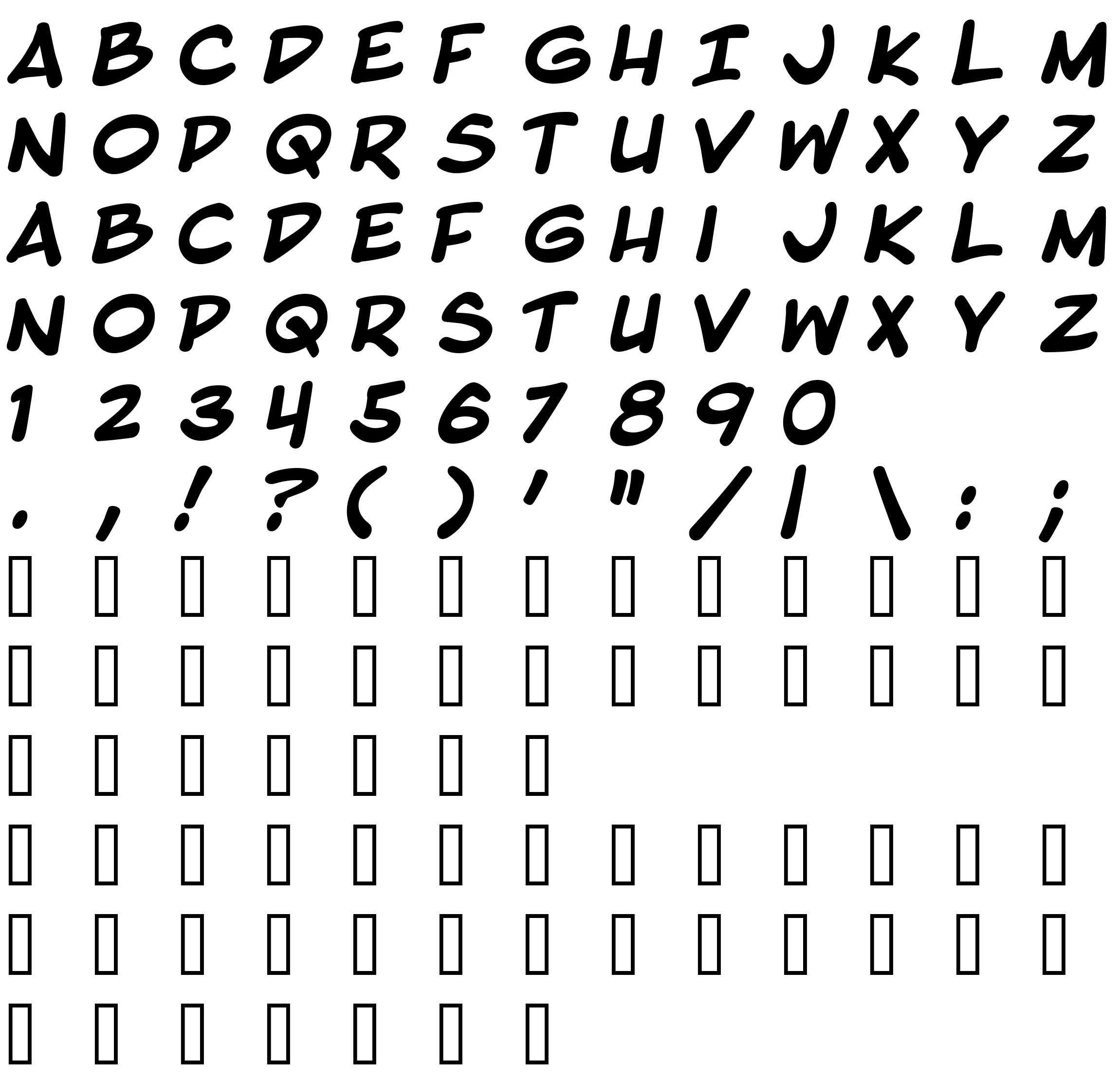 Шрифт Blambot Pro Bold