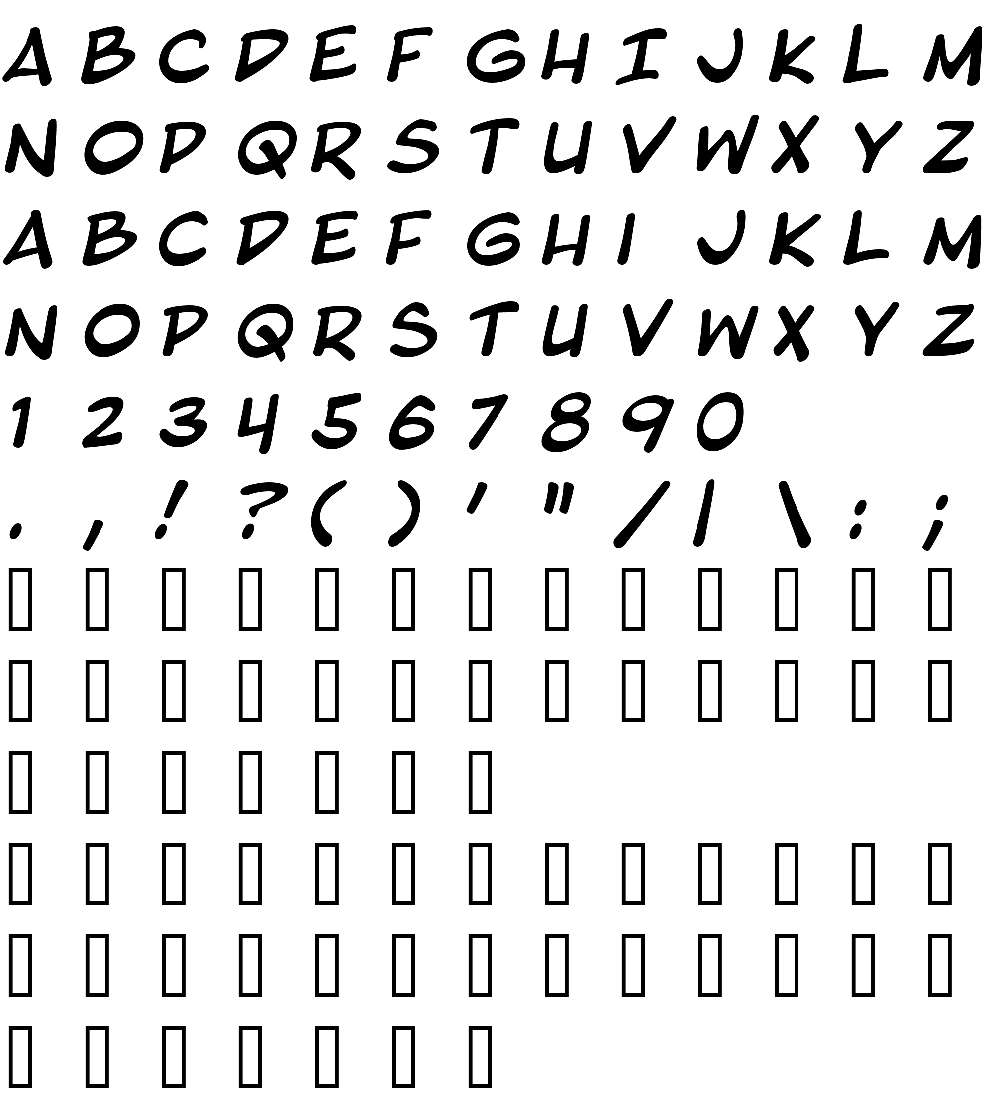 Шрифт Blambot Pro Italic