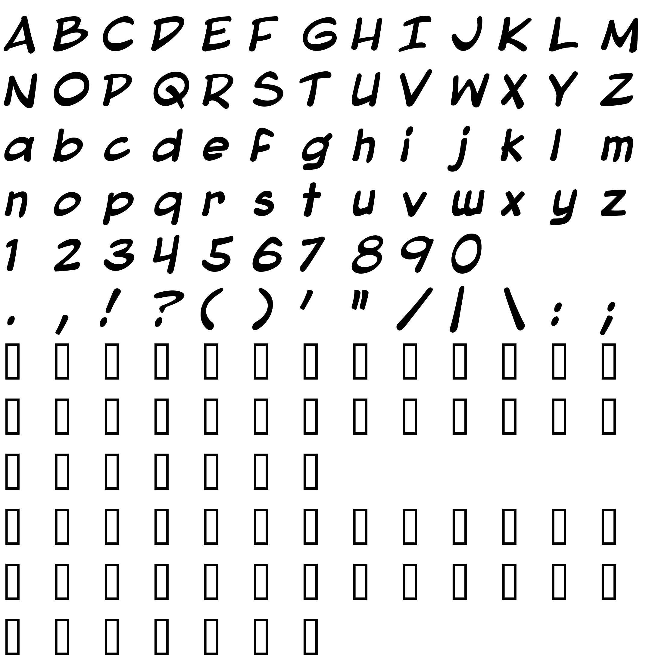 Шрифт Blambot Pro Lite Bold