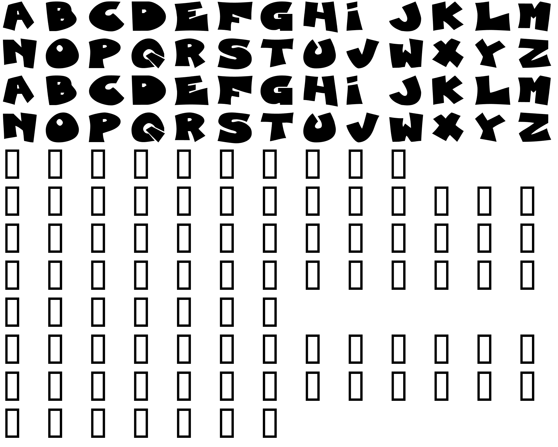 Шрифт Blueberry Foxhound