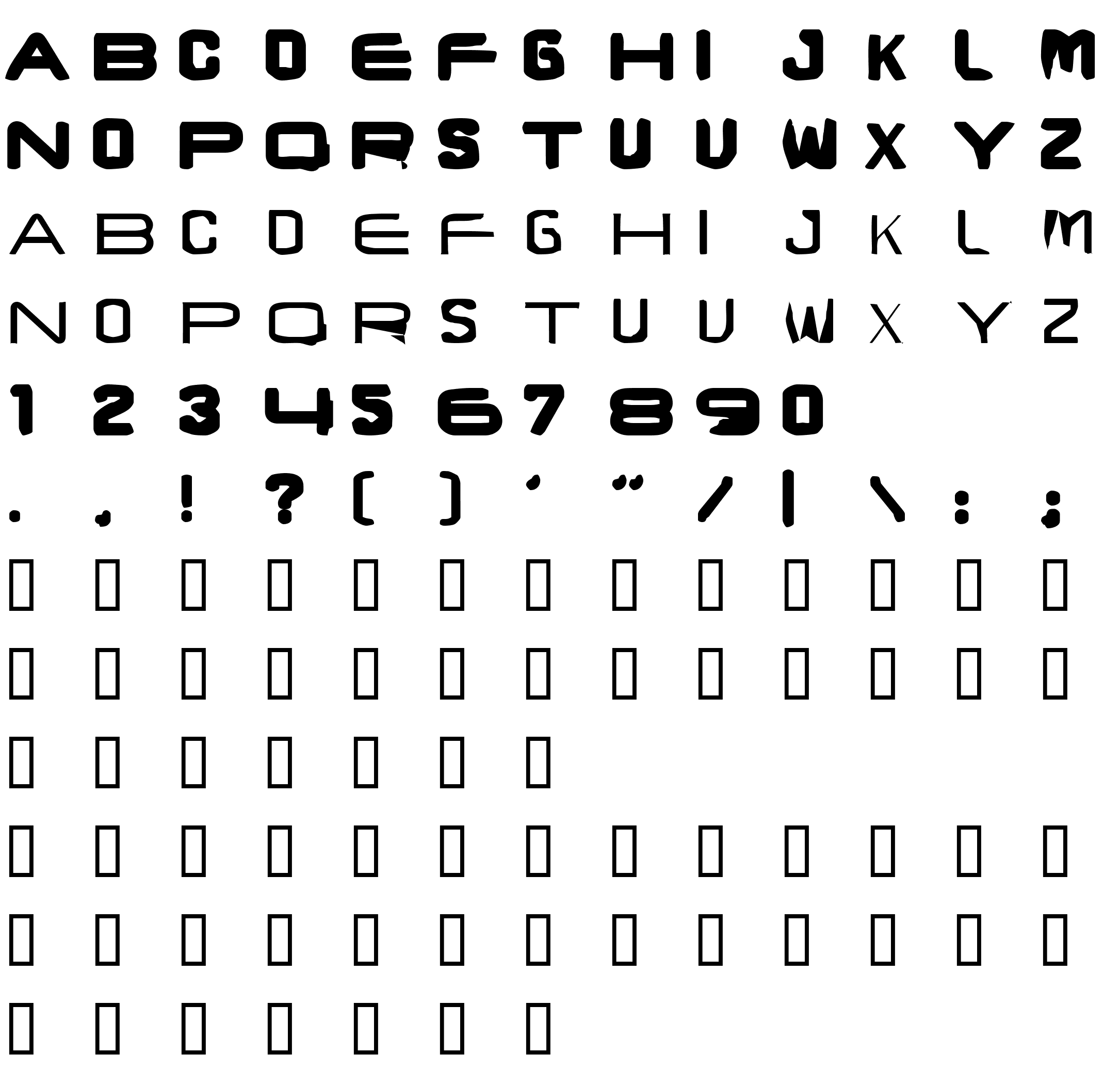 Шрифт BrunstCaps