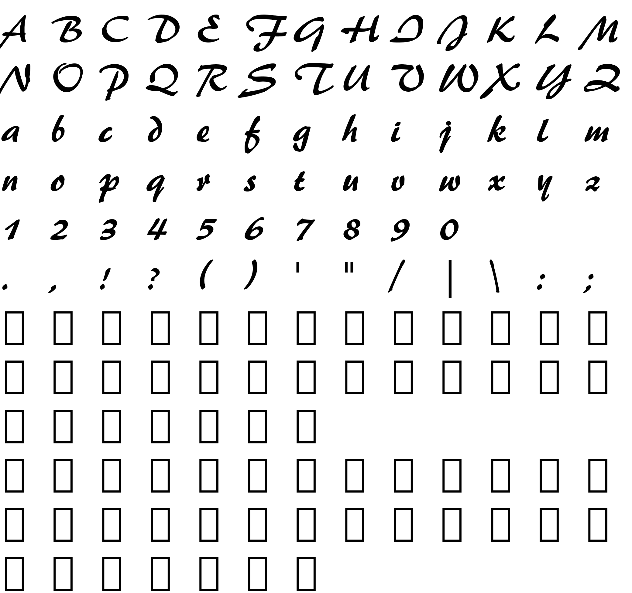 Шрифт Brush 445 BT