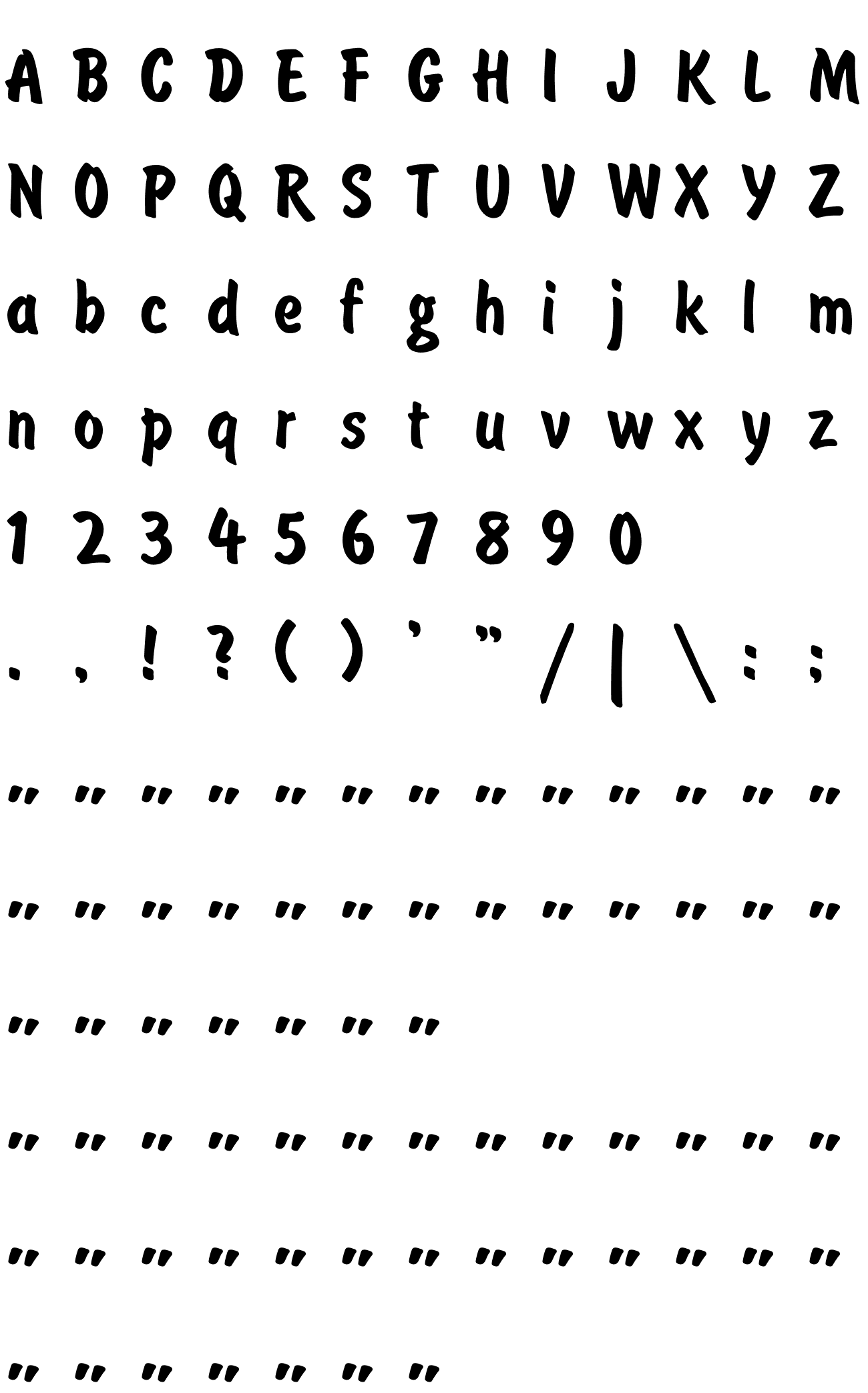 Шрифт BrushType Bold