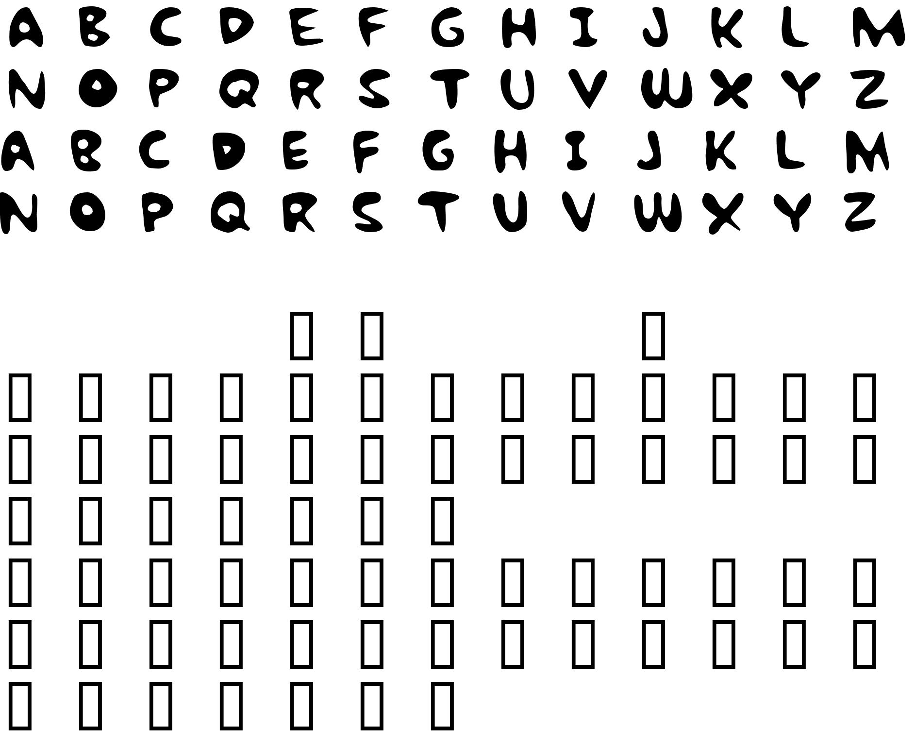 Шрифт Bubble Gum Rock BTrial