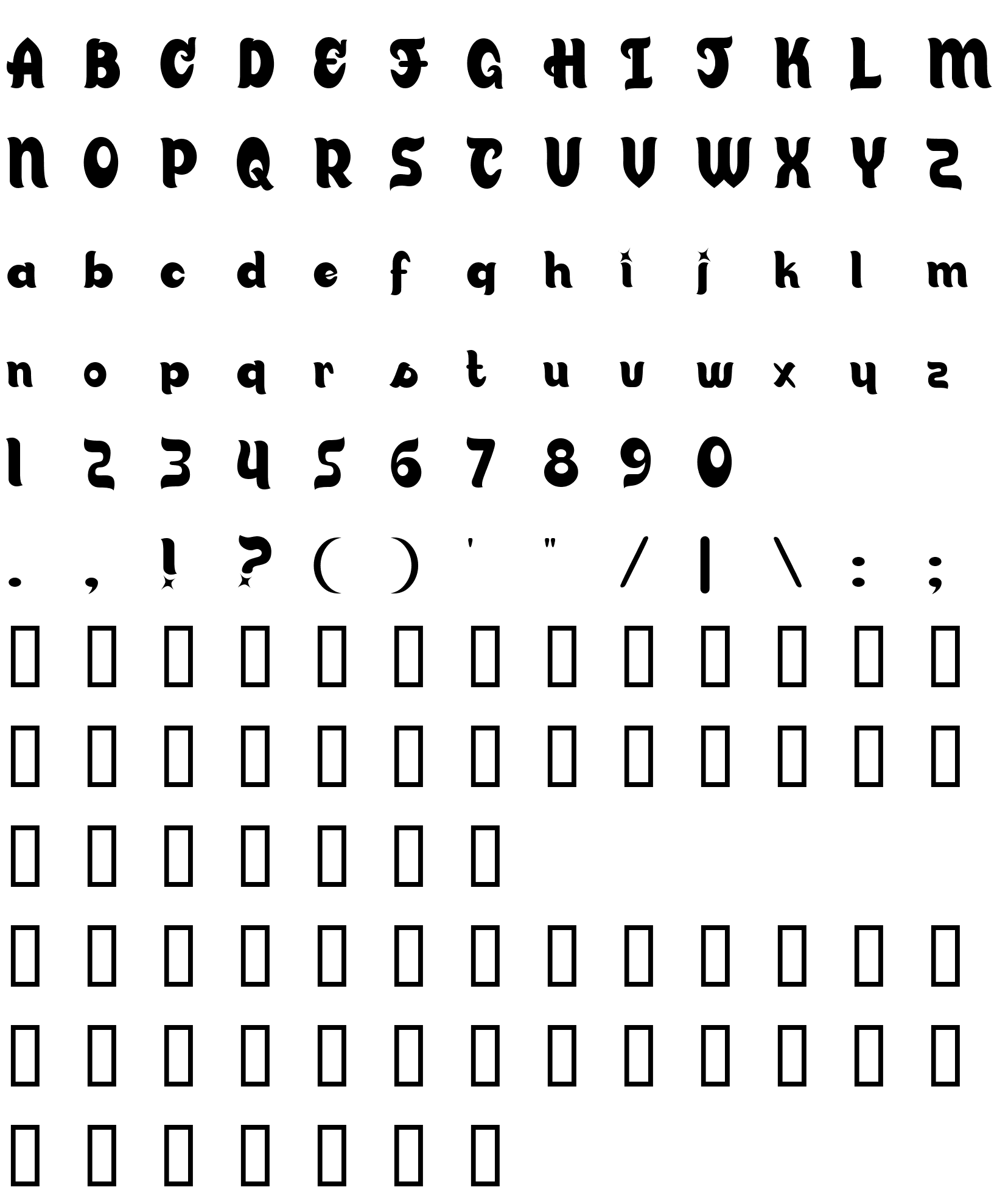 Шрифт Candy Store BV