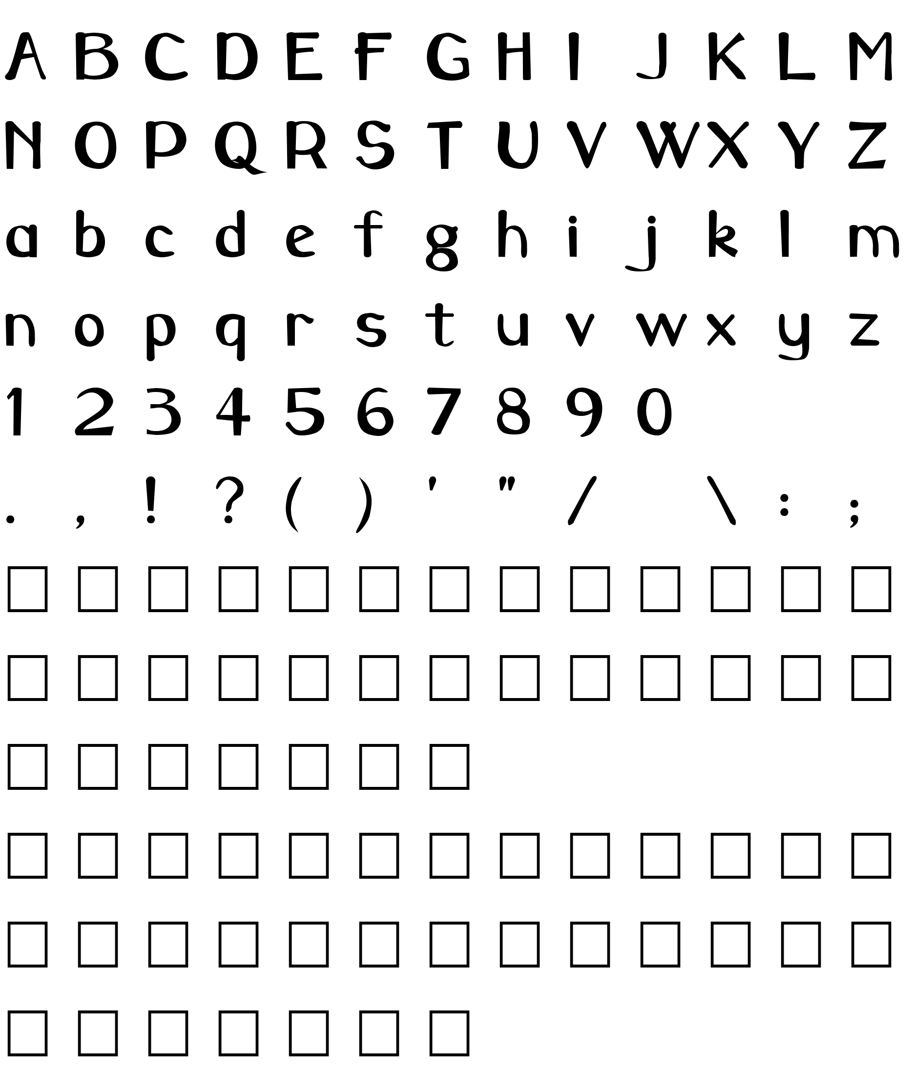Шрифт Caraway Regular