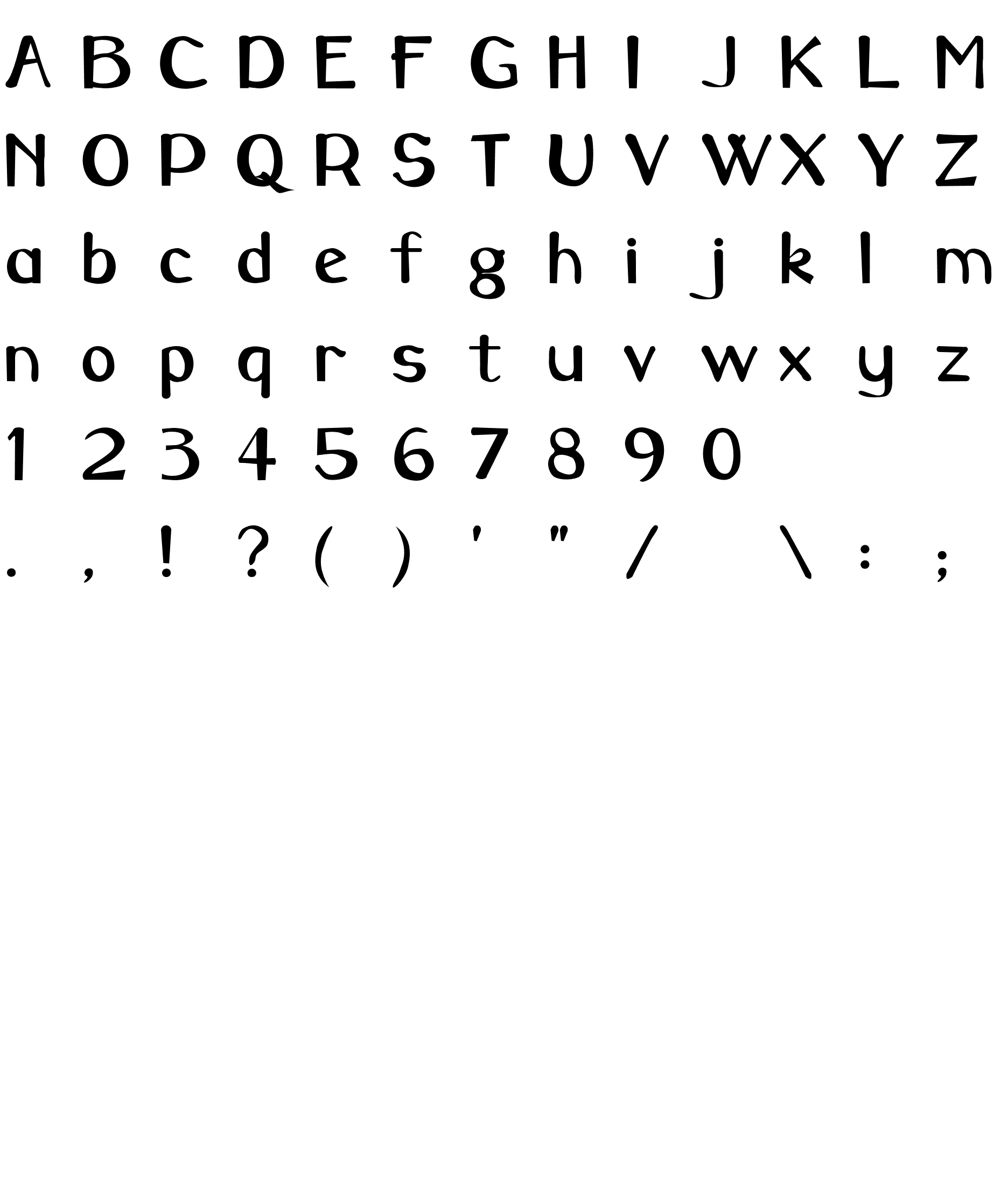 Шрифт CarawayBold