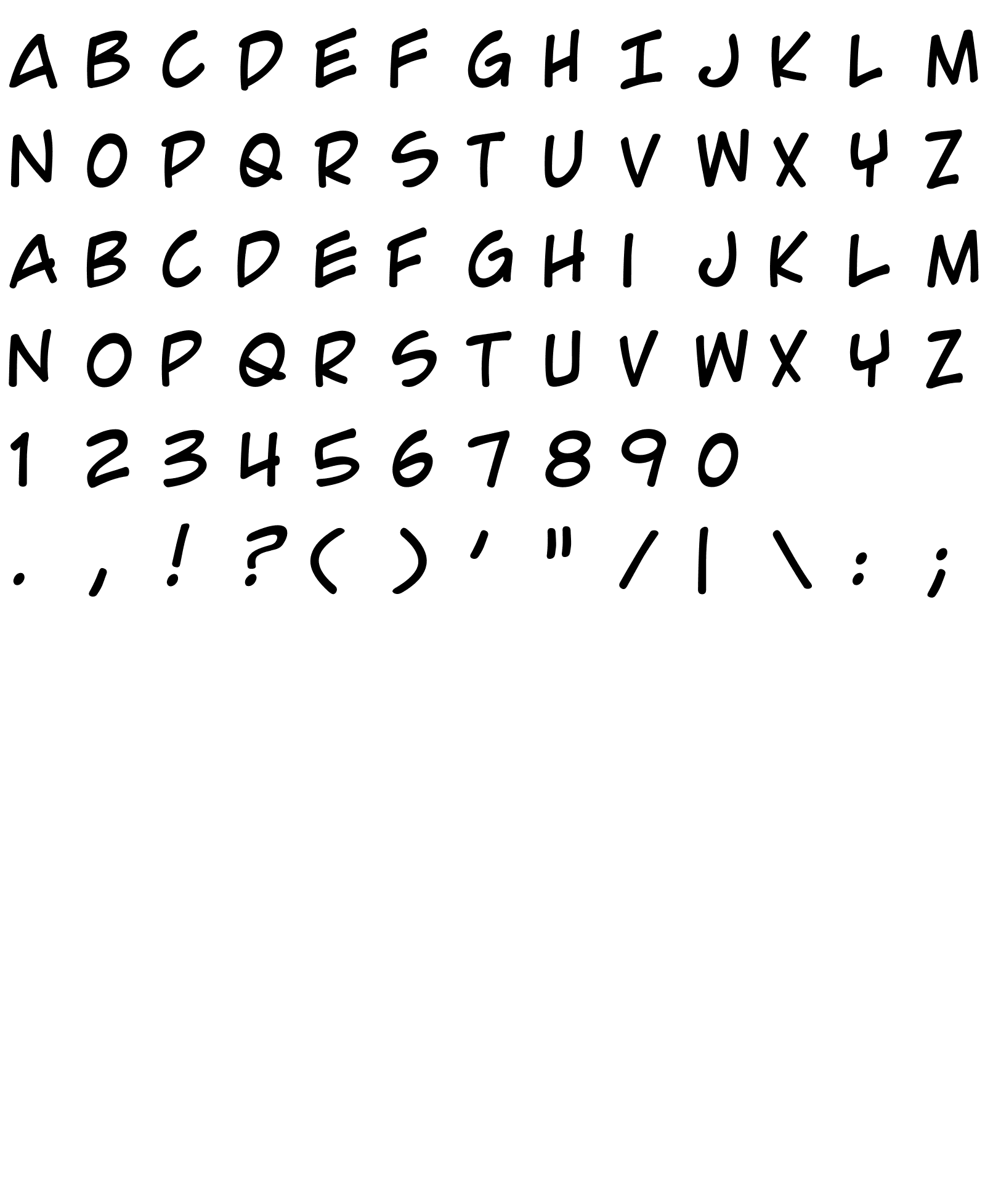 Шрифт Comic Geek