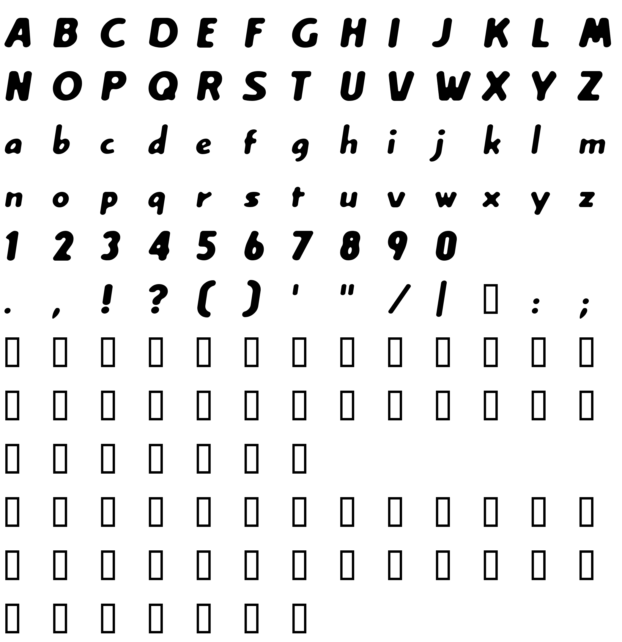 Шрифт Creamexbold