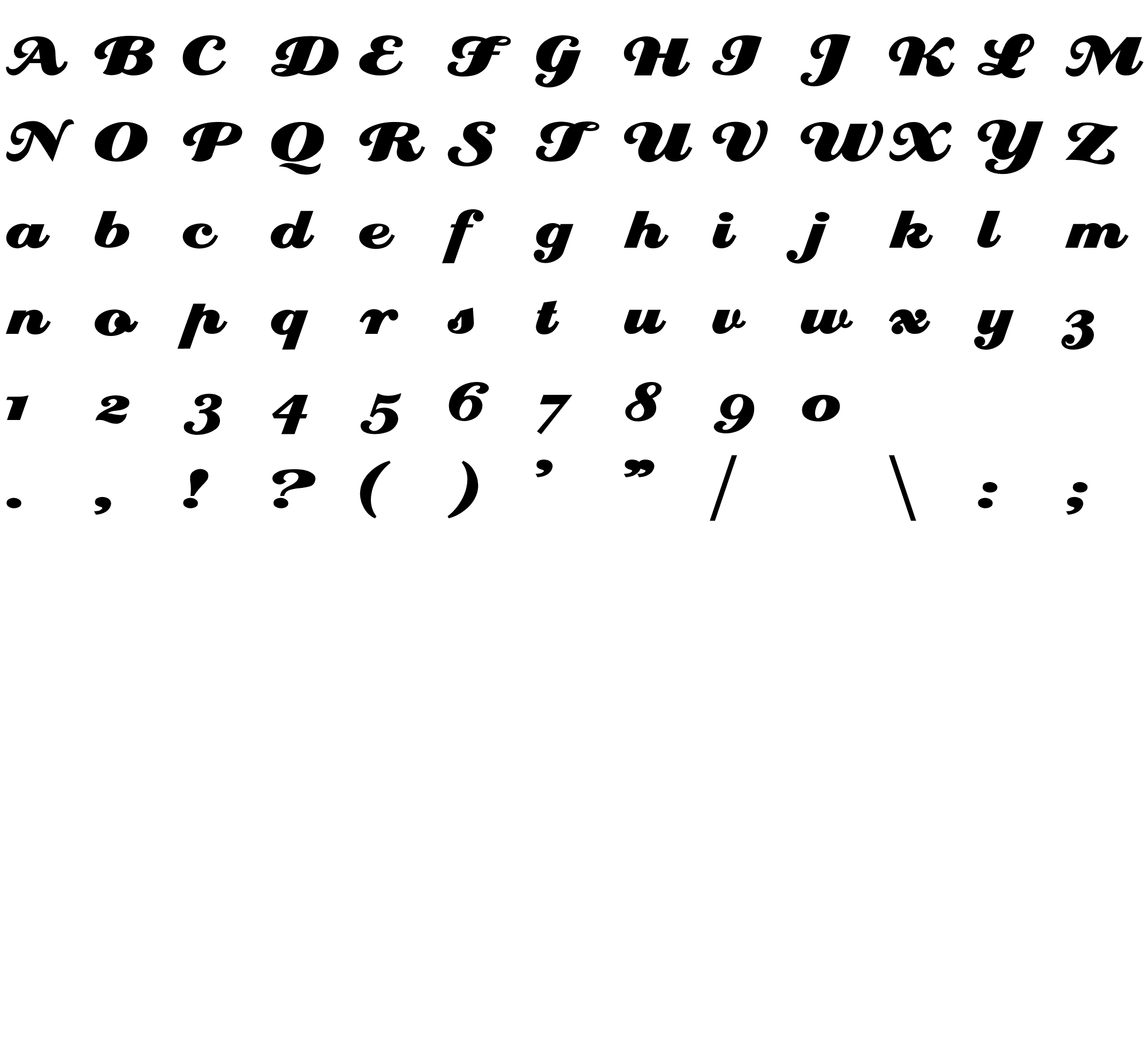 Шрифт Creampuff