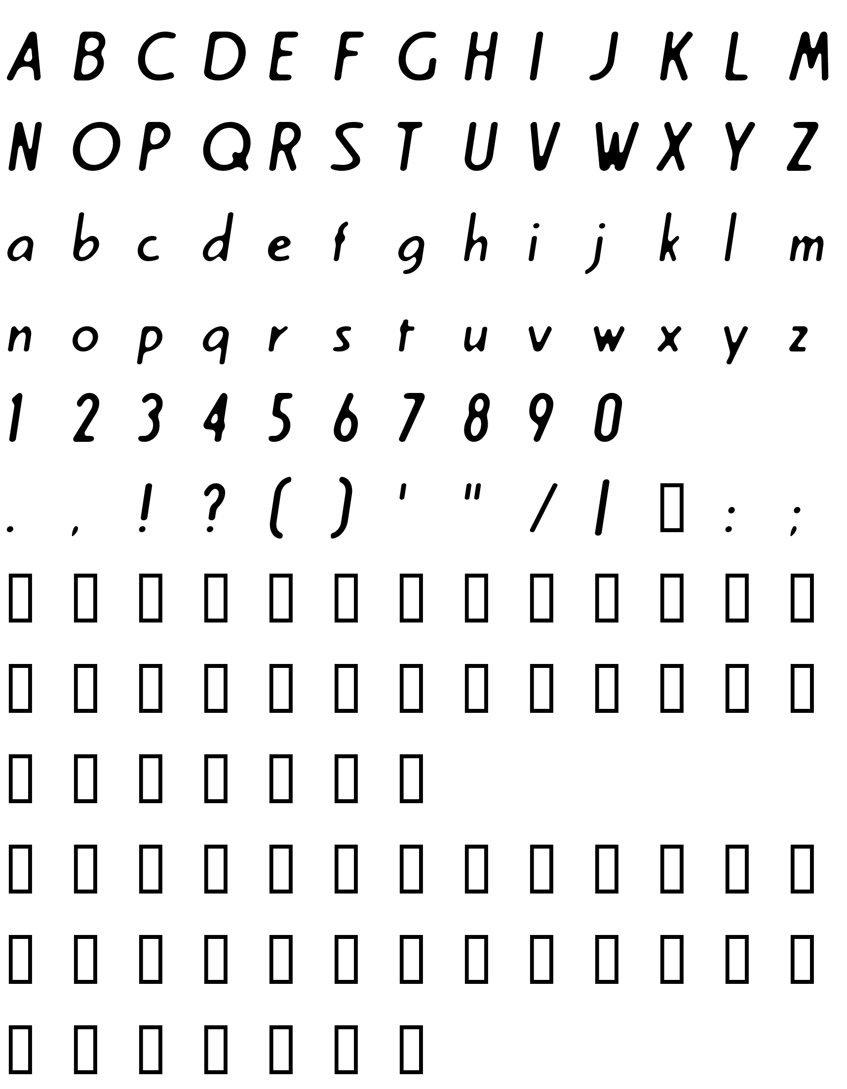 Шрифт Creamregular