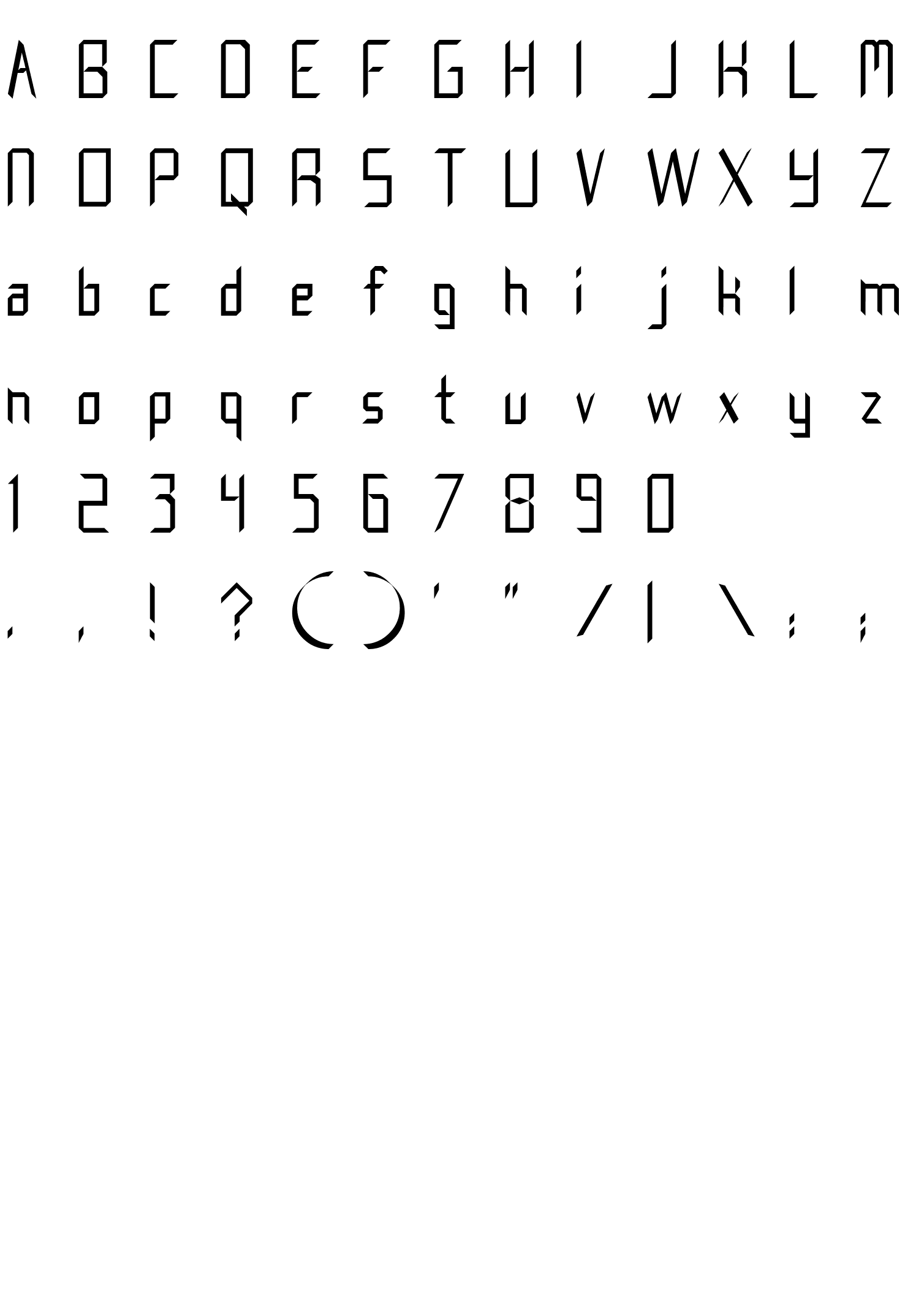 Шрифт Creedmore