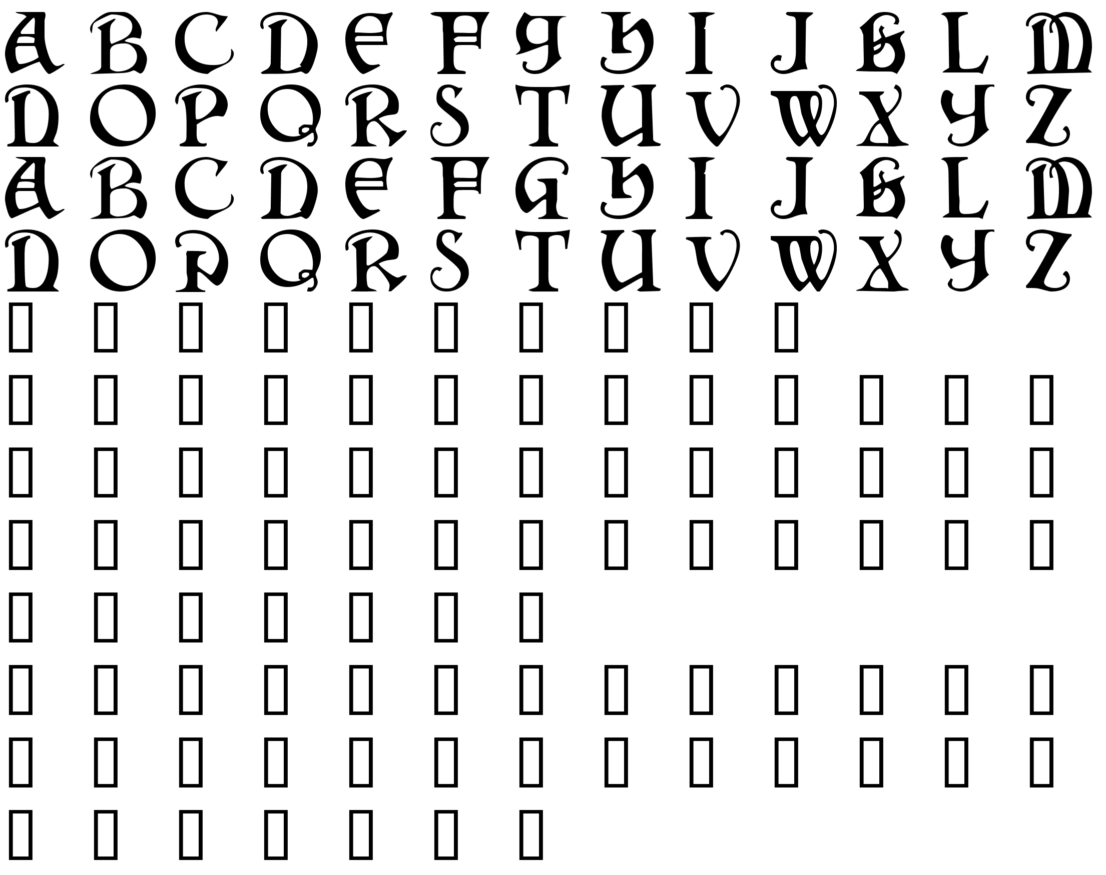 Шрифт Darkenstone