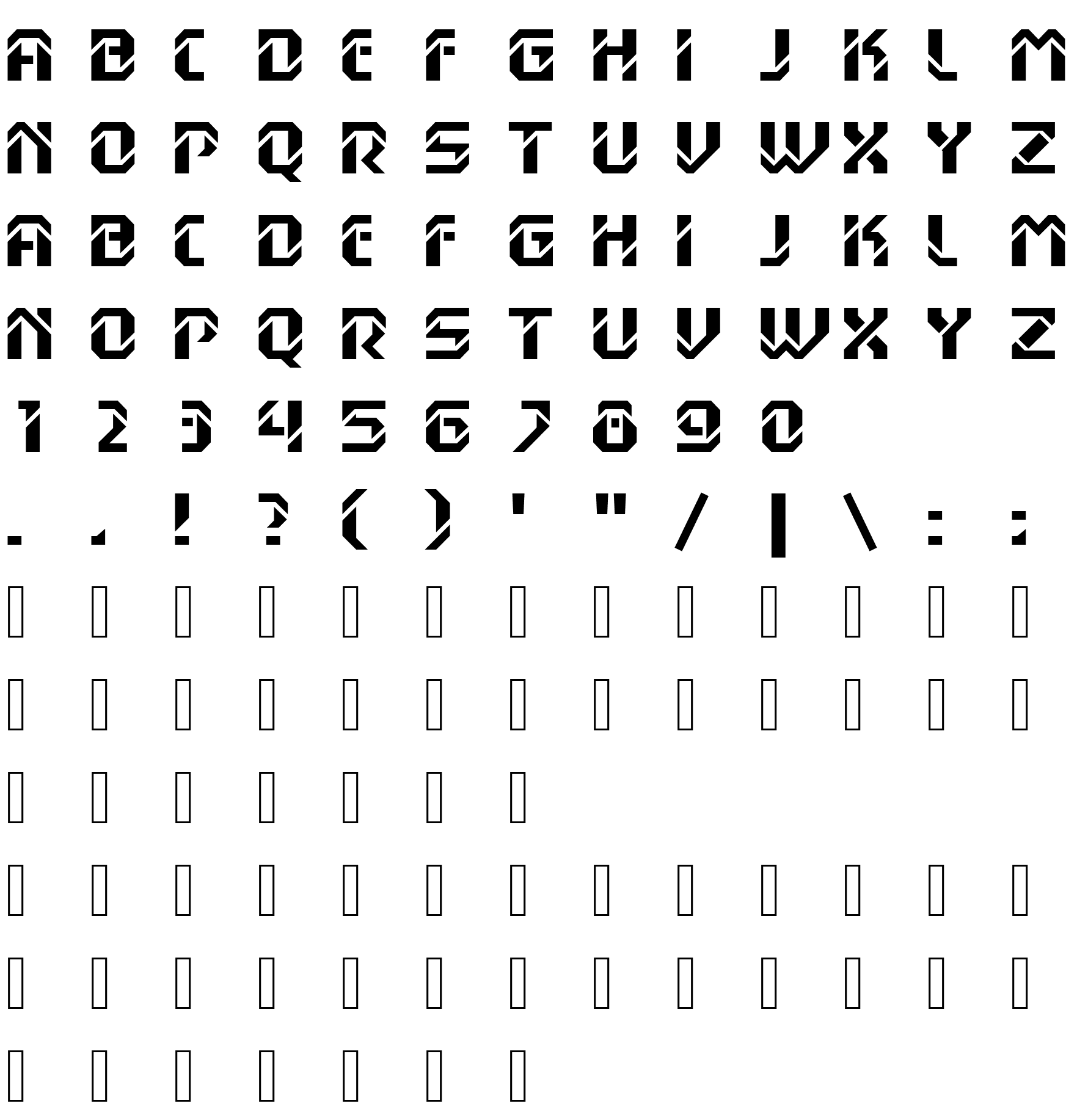 Шрифт DexGothicD