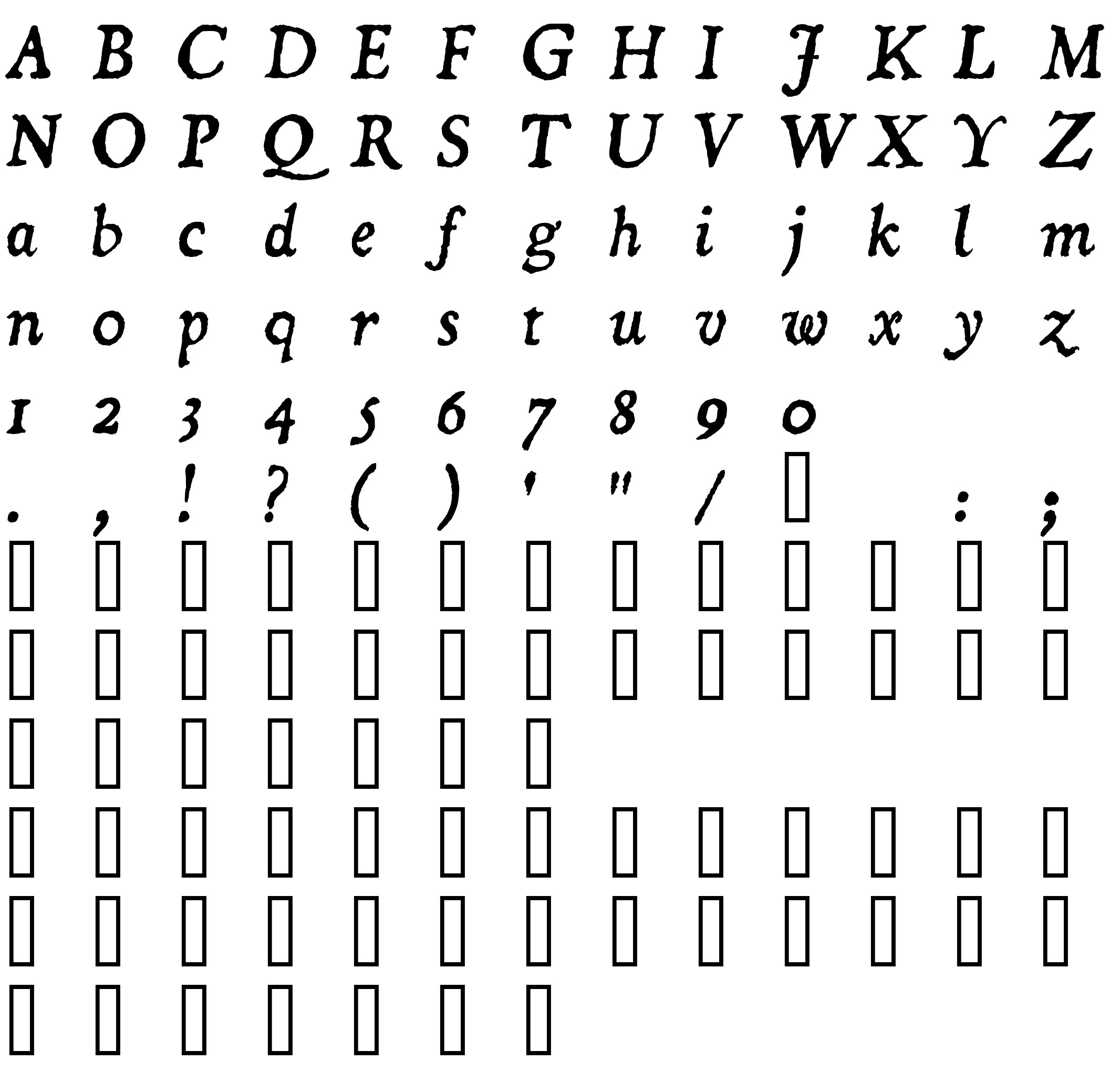 Шрифт Dominican Italic