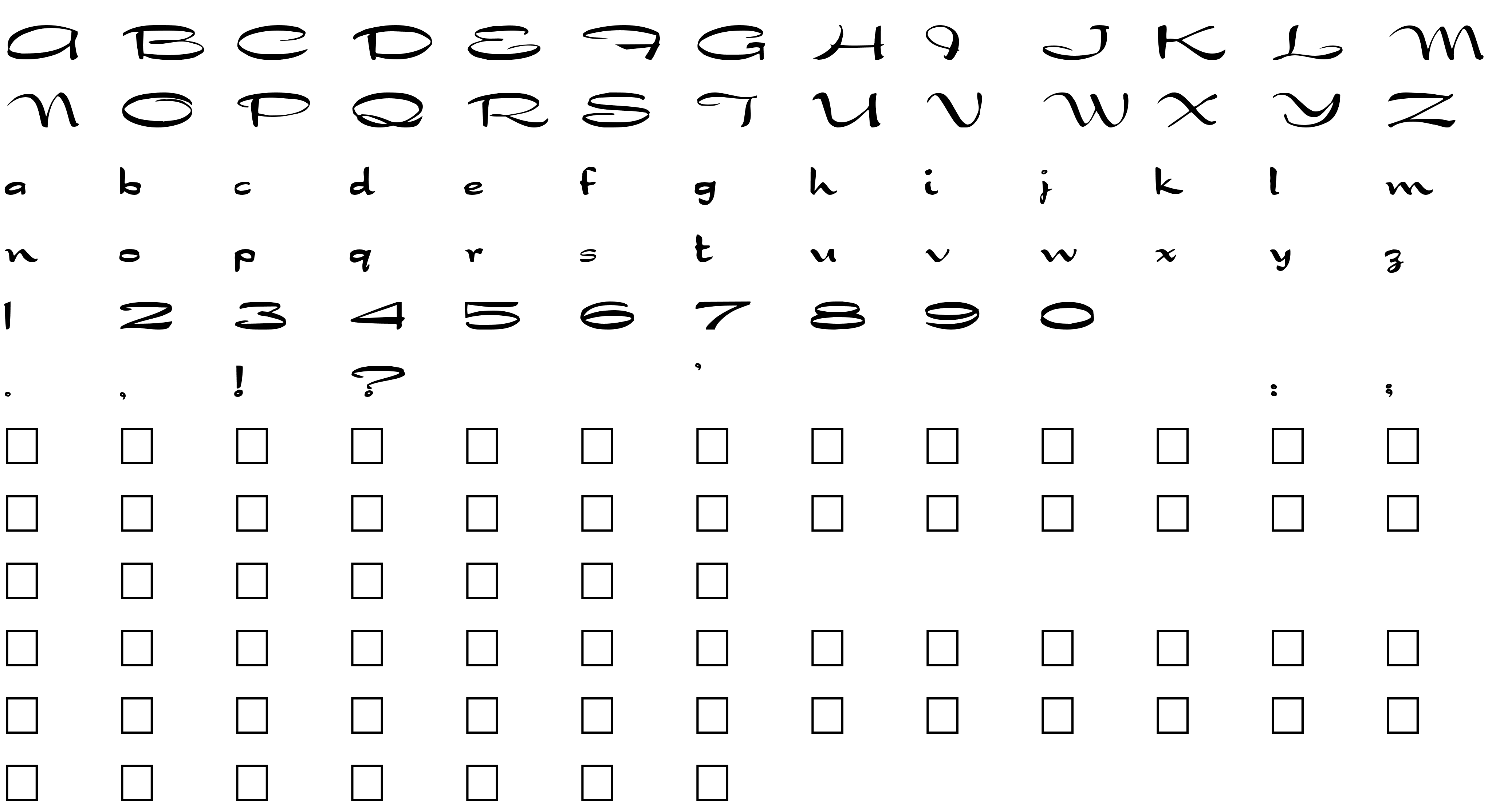 Шрифт Dragon Regular