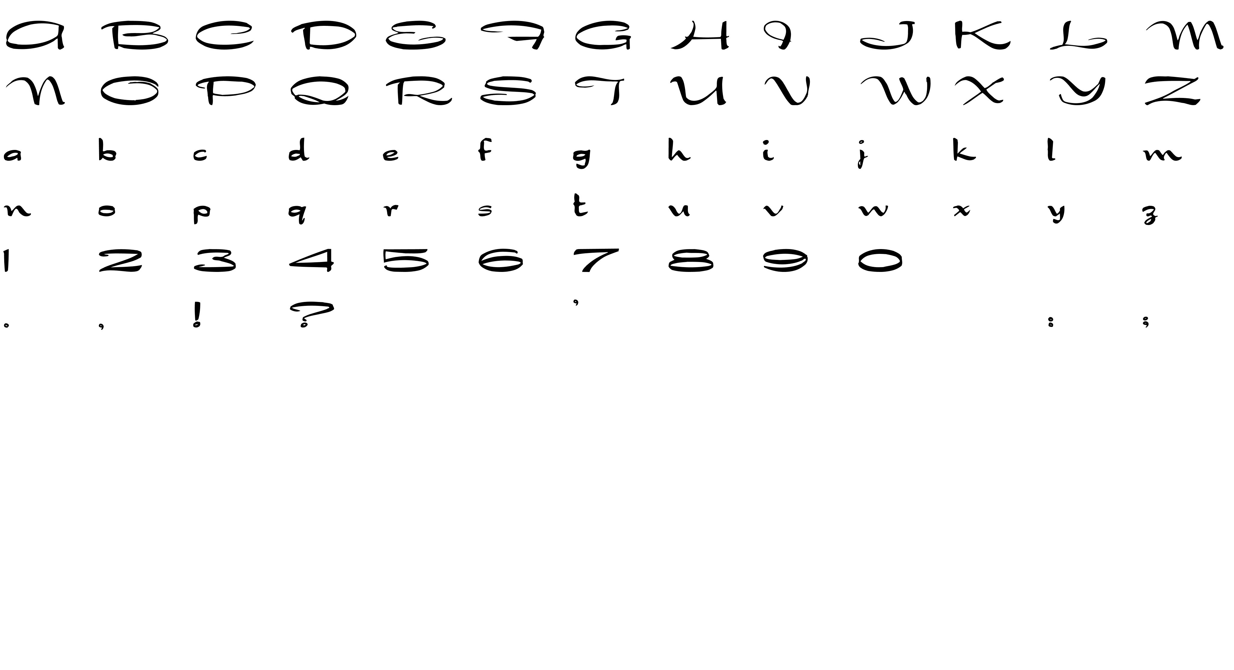 Шрифт Dragonwick