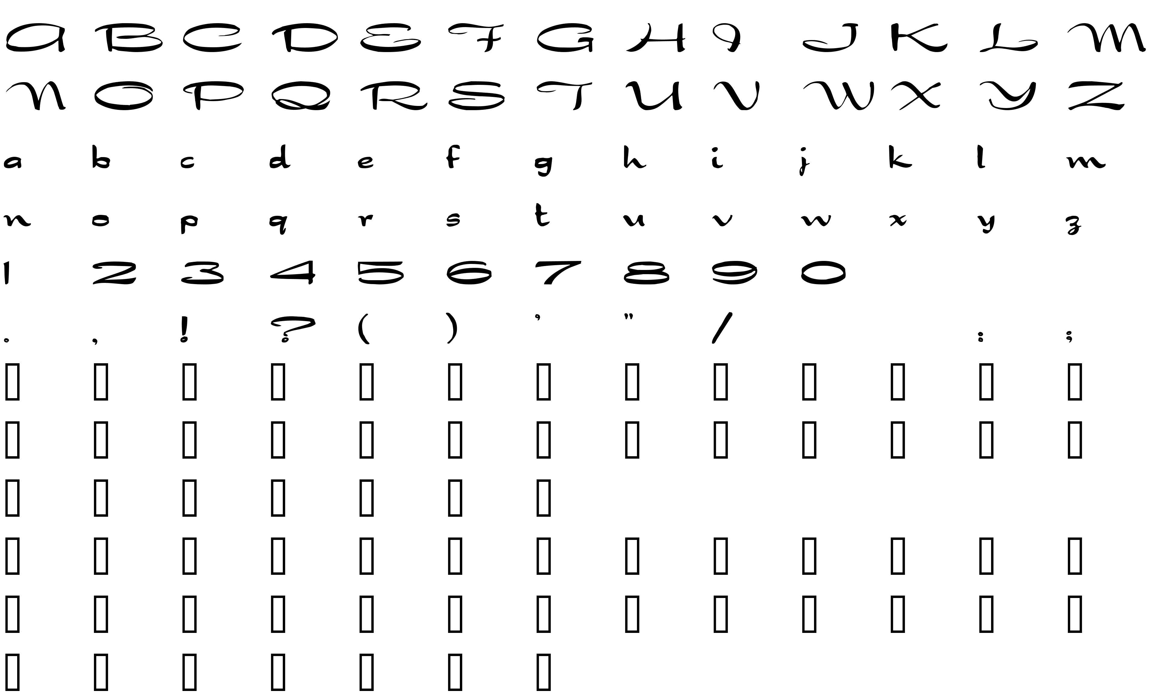 Шрифт Dragonwick FG