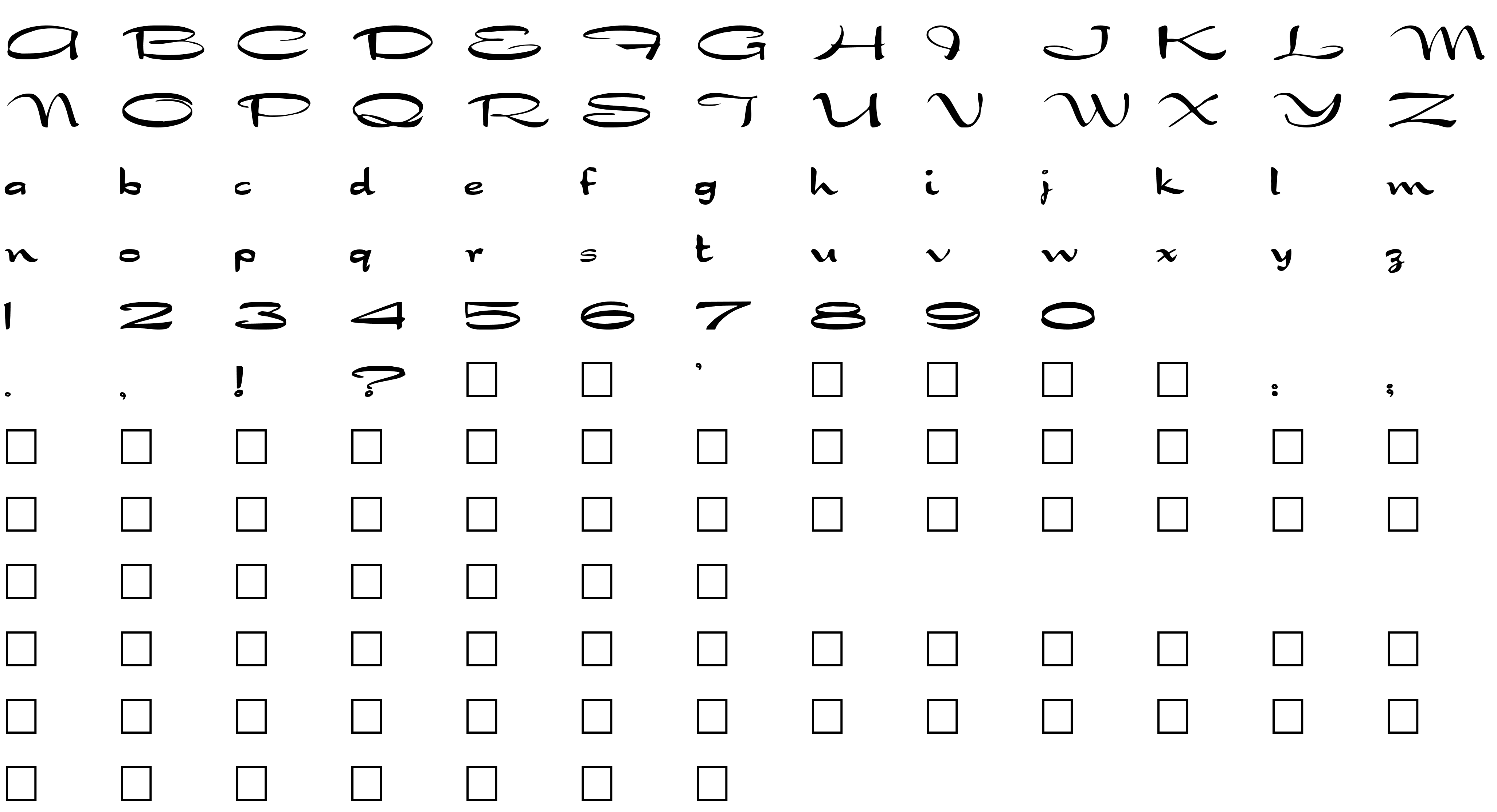 Шрифт Dragonwick Regular