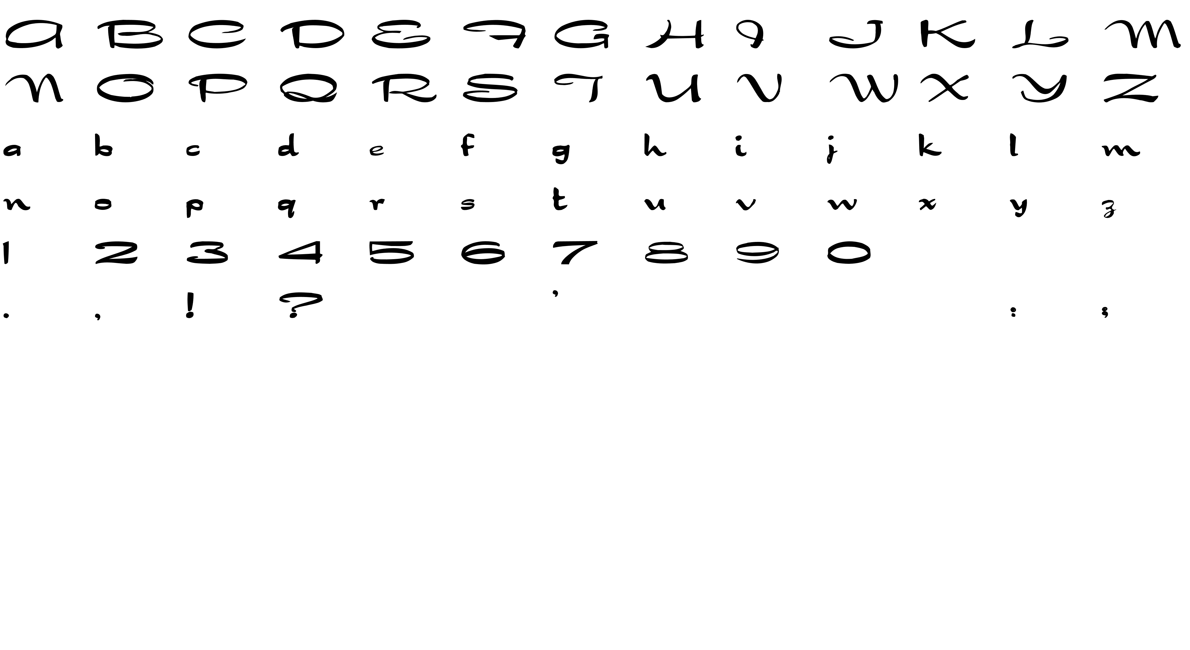 Шрифт DragonWick-Bold