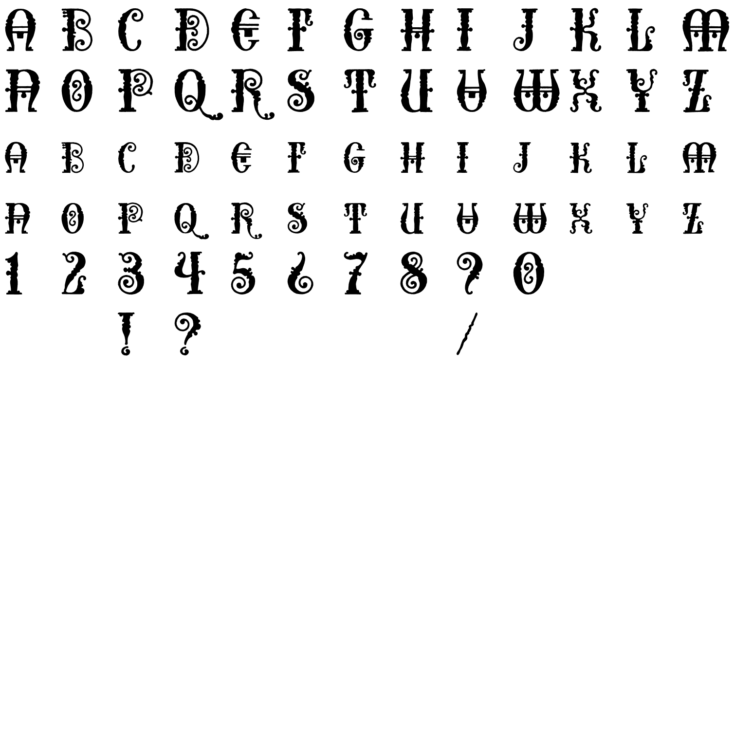 Шрифт Erotokritos