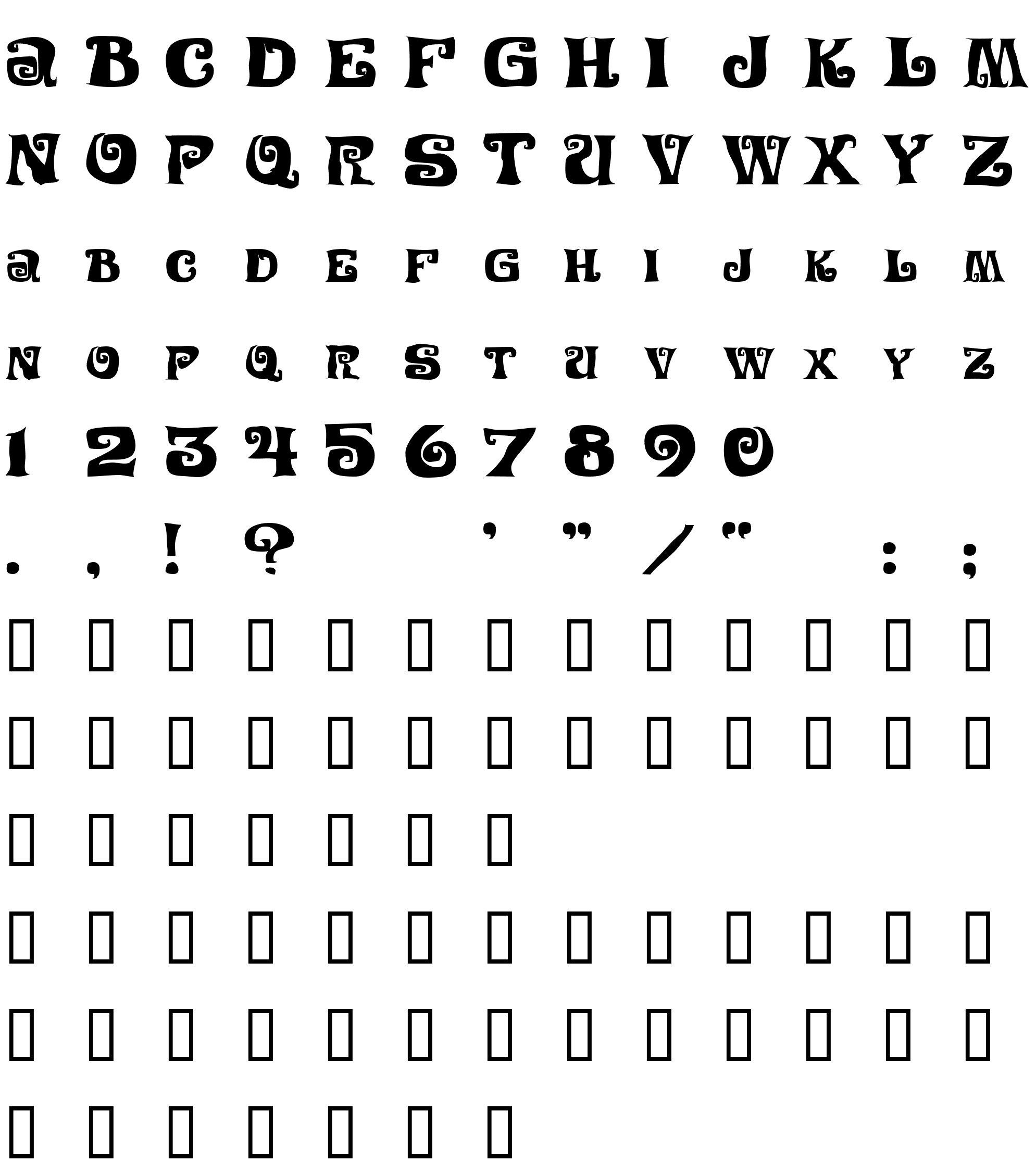 Шрифт Festival Nights JL