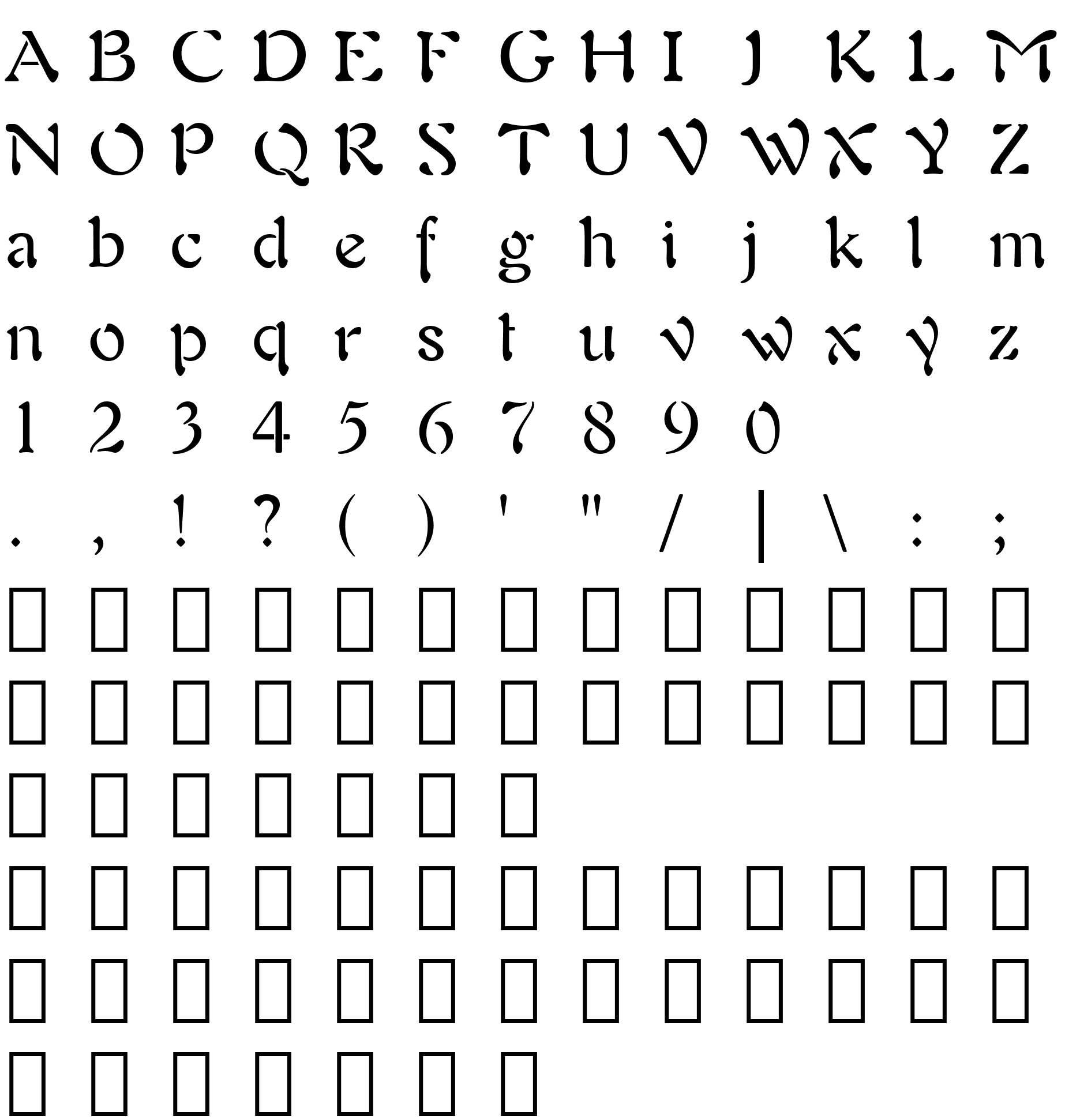 Шрифт Freeform 721 BT