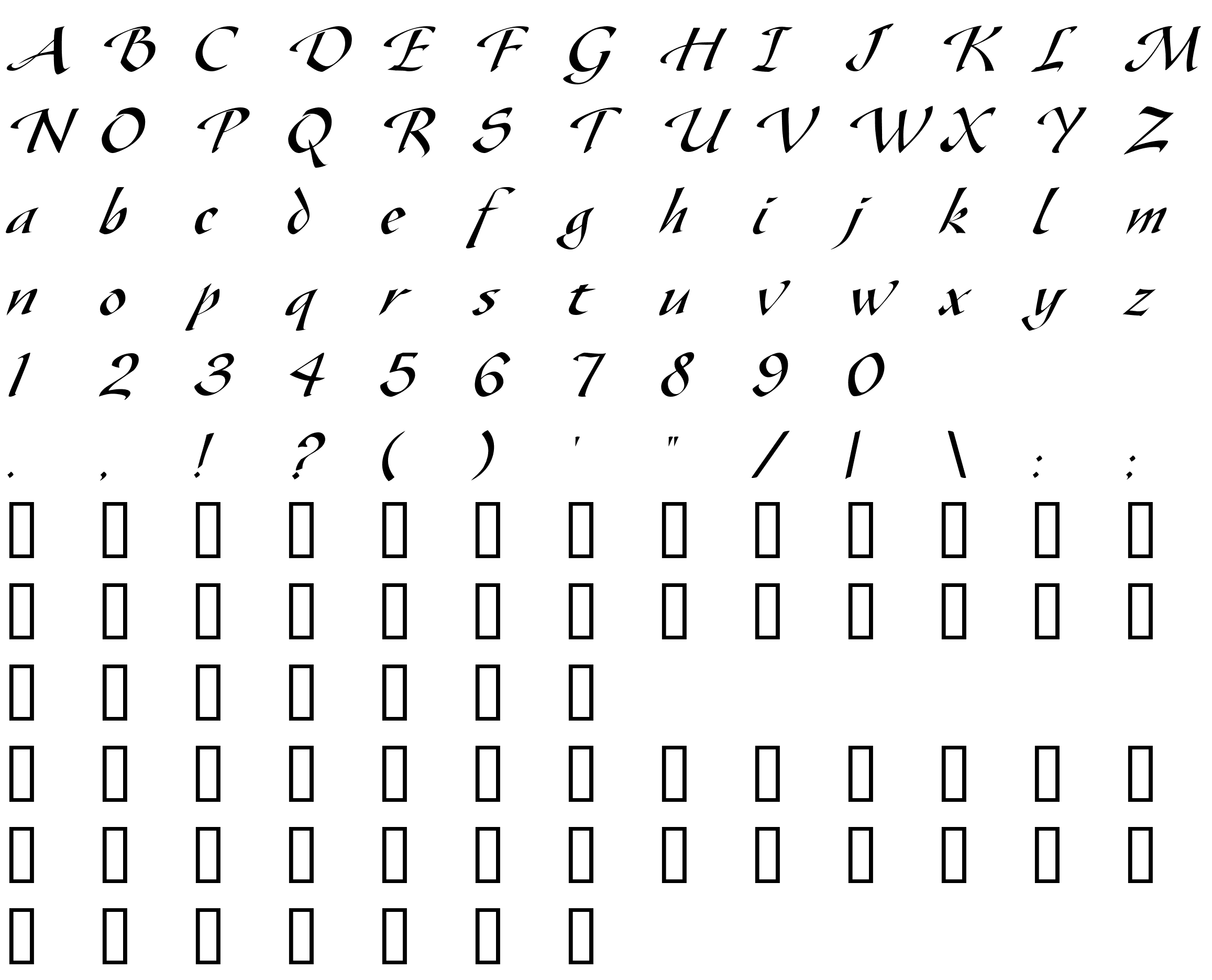 Шрифт Gaze Italic