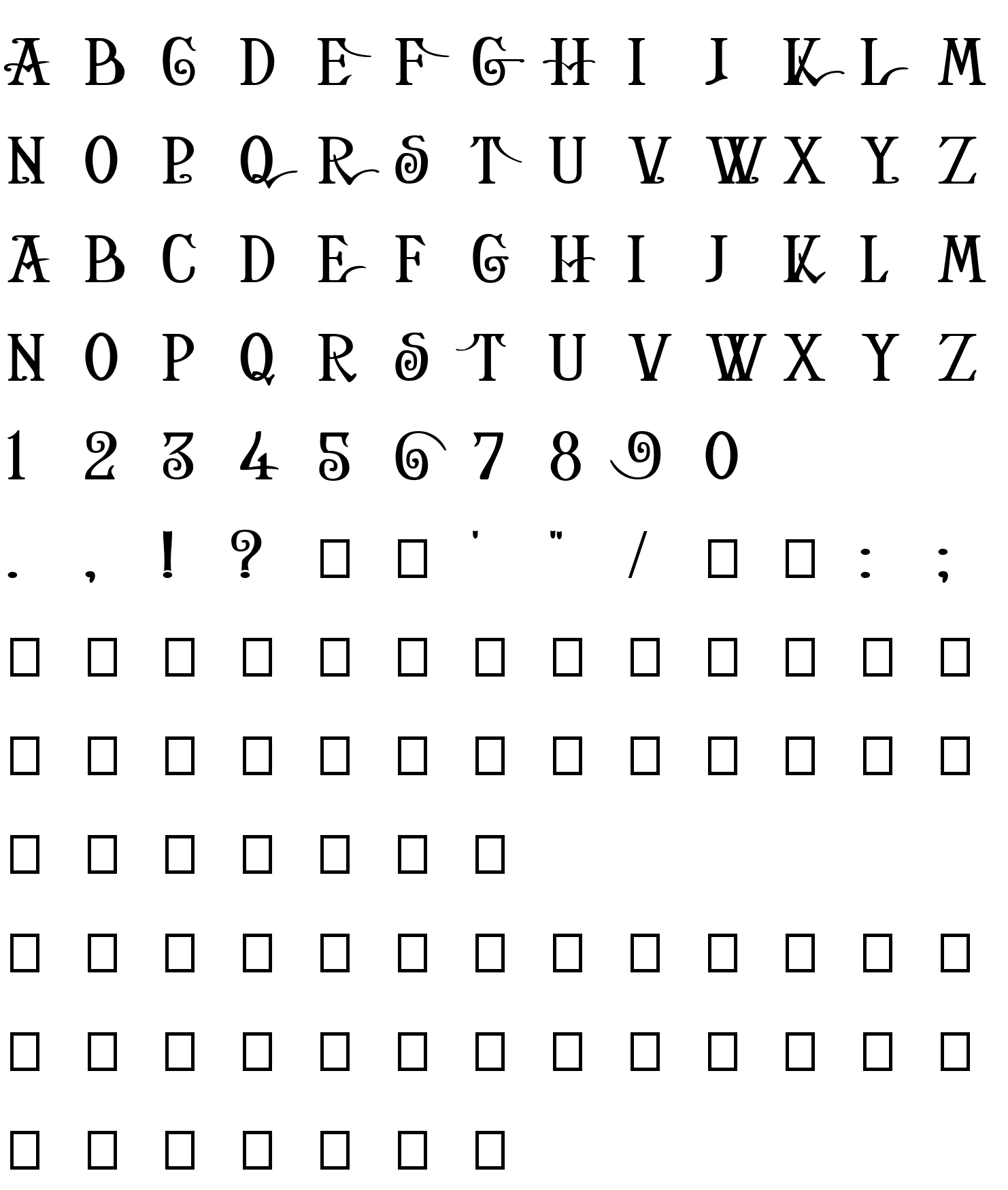 Шрифт Helena-Squat