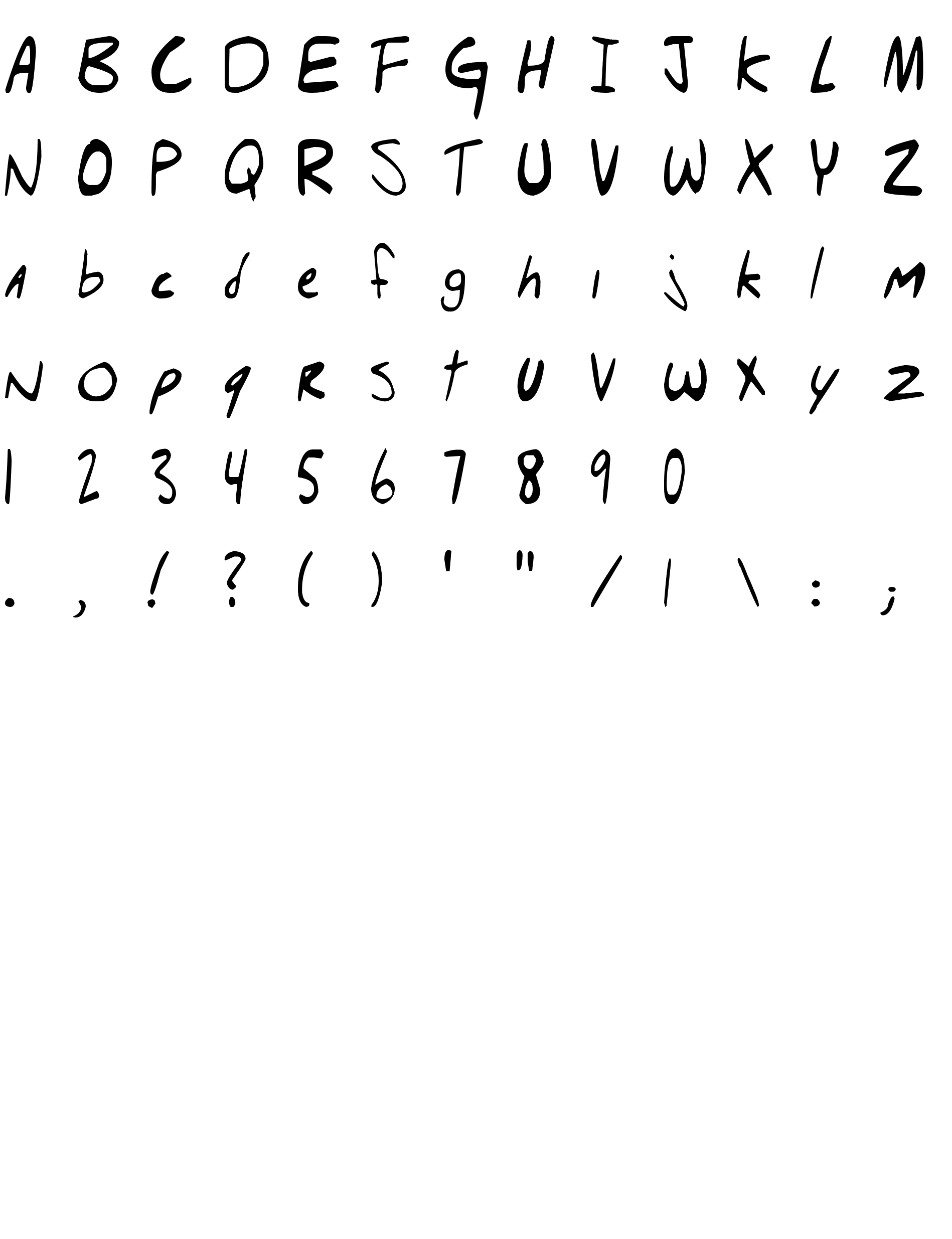 Шрифт Hello Brady's Dad!