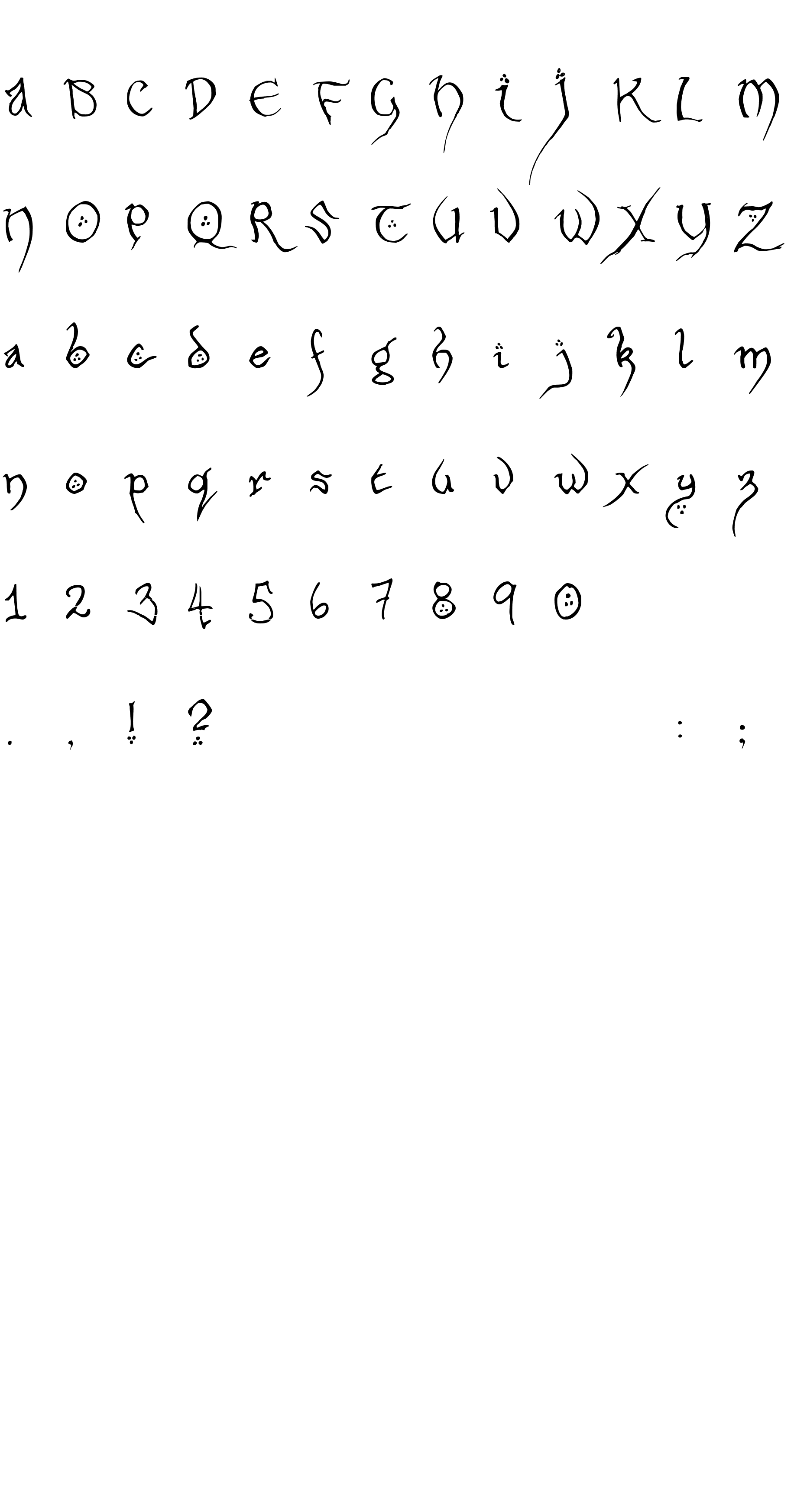 Шрифт Hobbiton Handscrawl Regular